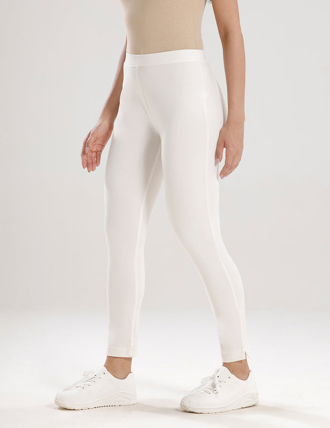 Women Off White Casual Pants