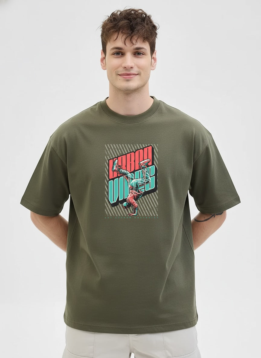 Men Oversized Cotton T-Shirt