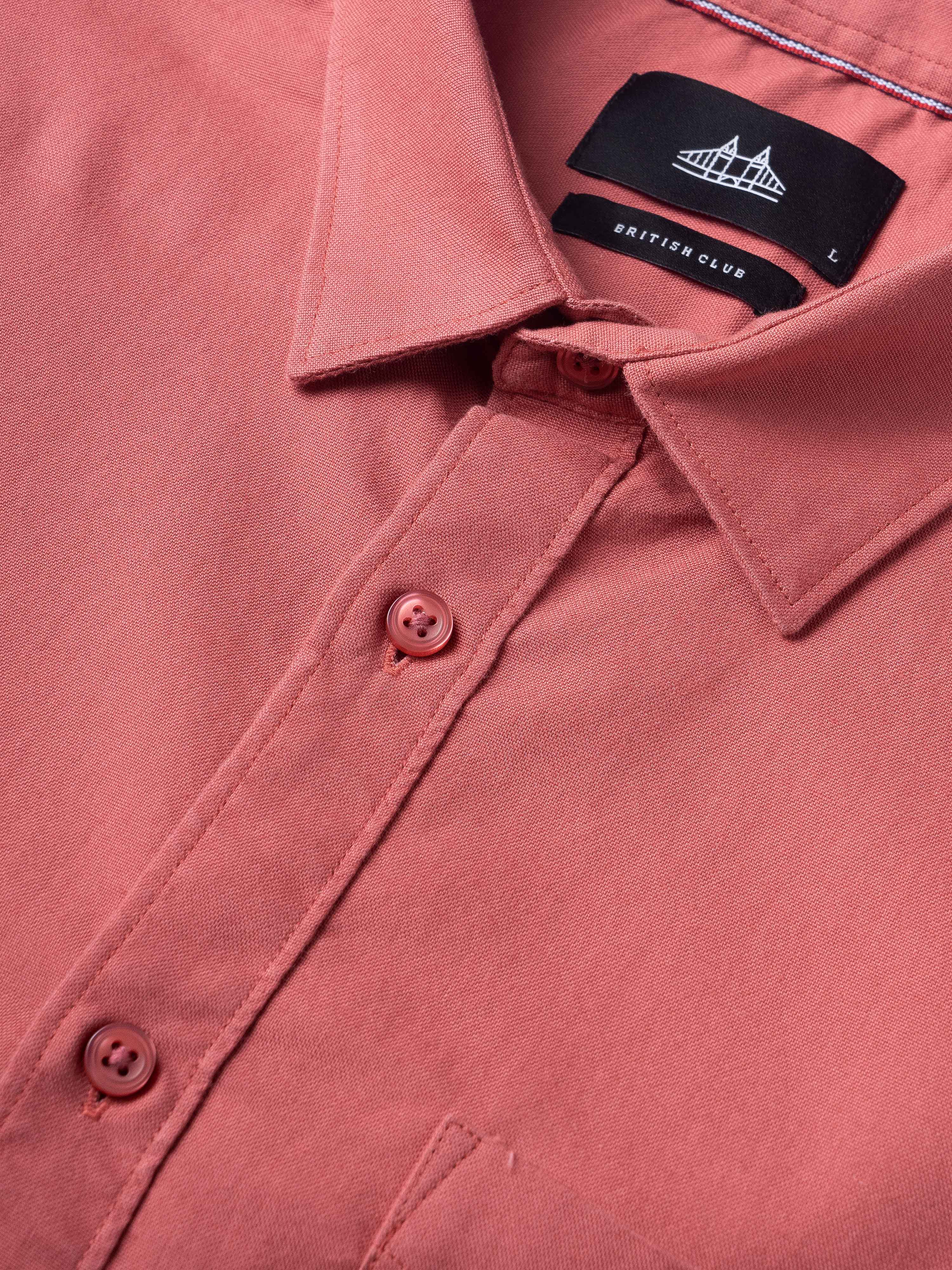 Men Pink Casual Shirt
