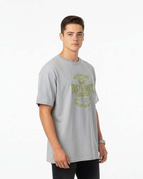 Men Oversized Cotton Printed T-Shirt