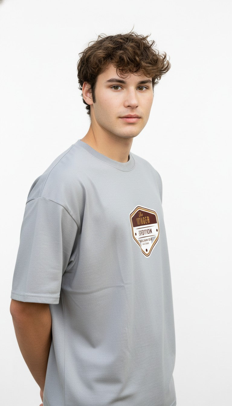 Men Oversized Cotton Printed T-Shirt