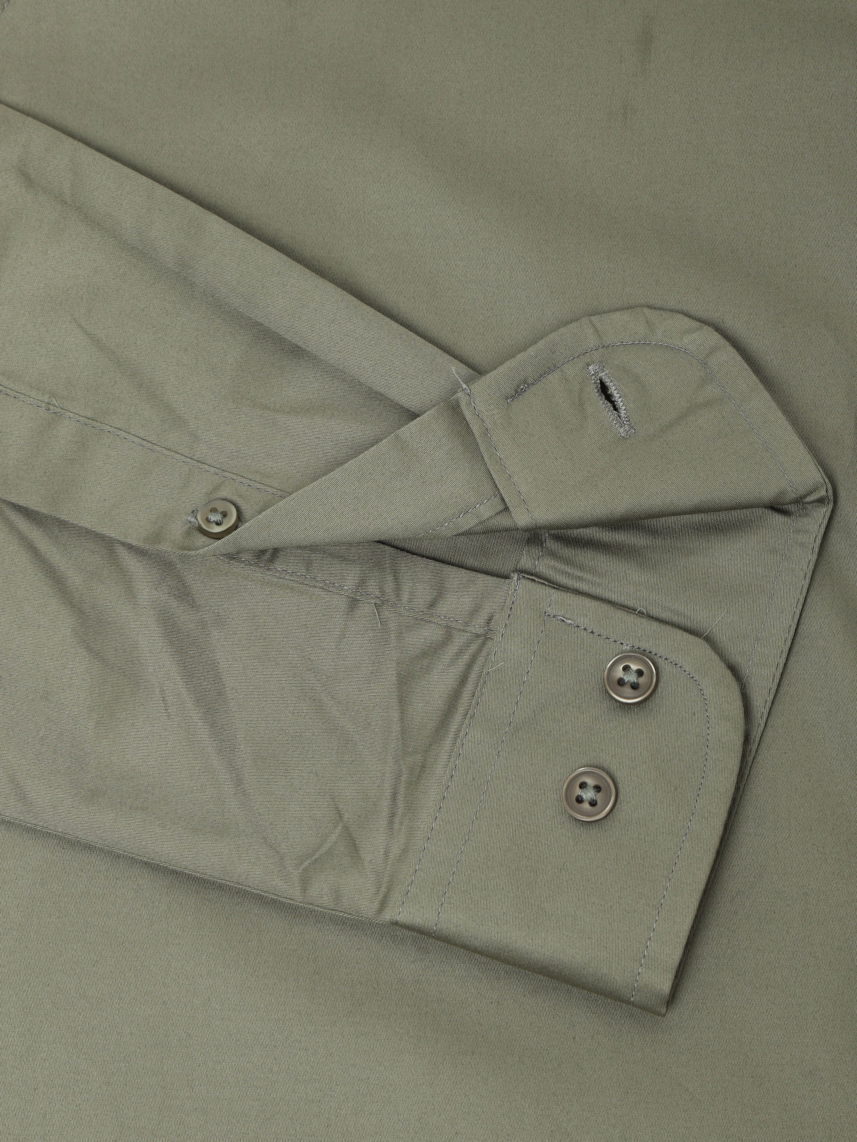 Men Green Solid Shirt
