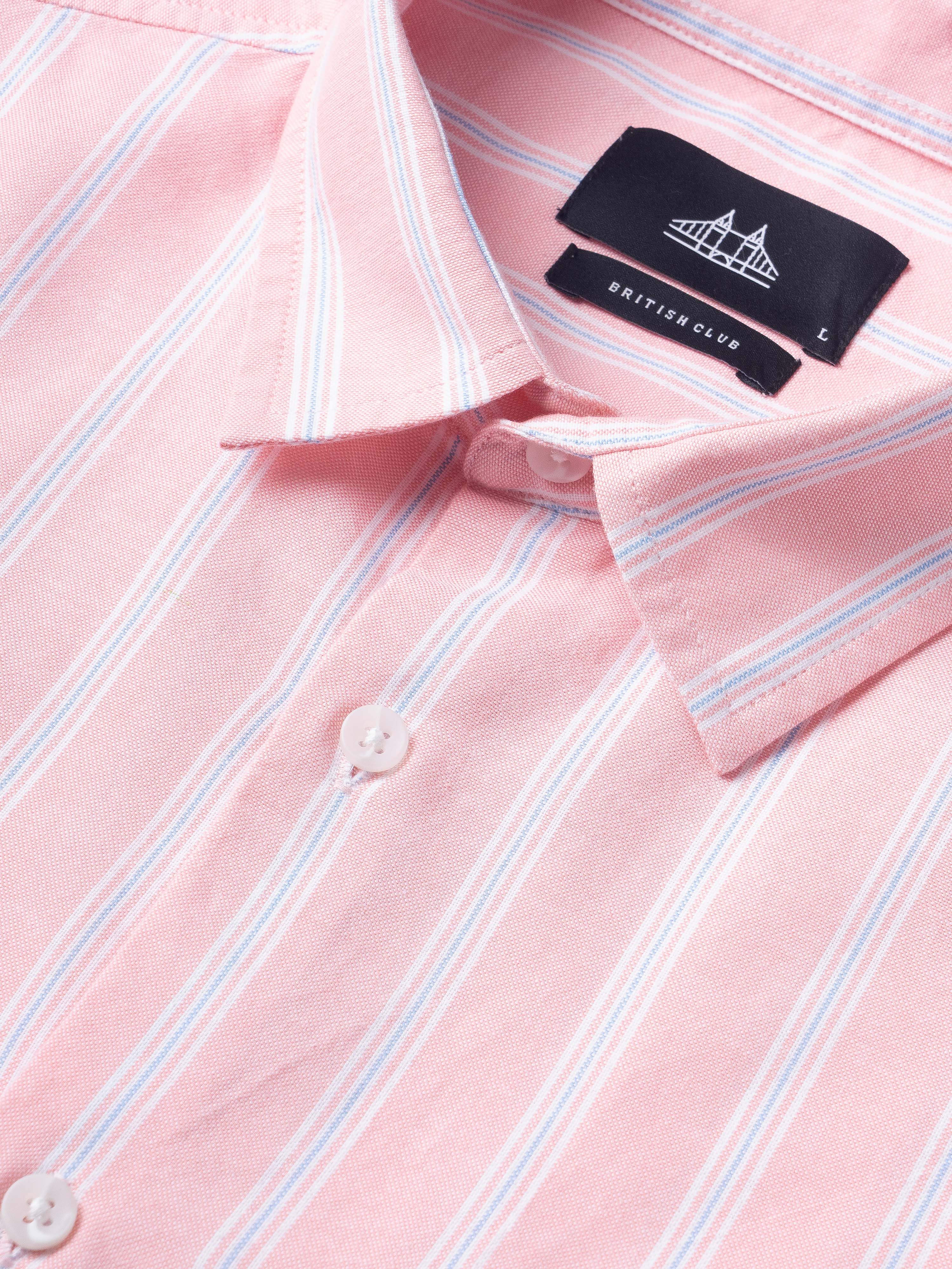 Men Pink Casual Shirt