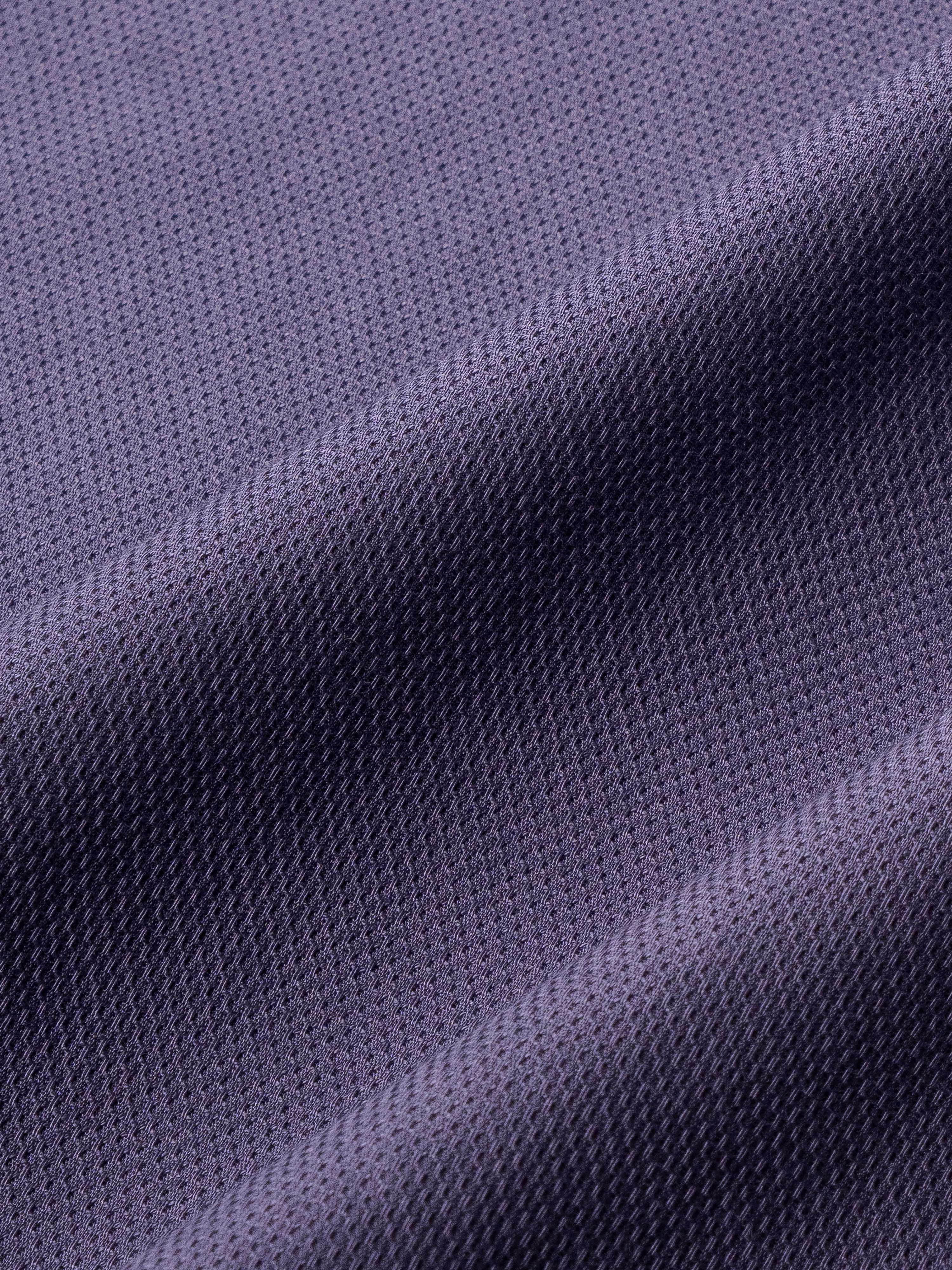 Men Purple Cotton Shirt