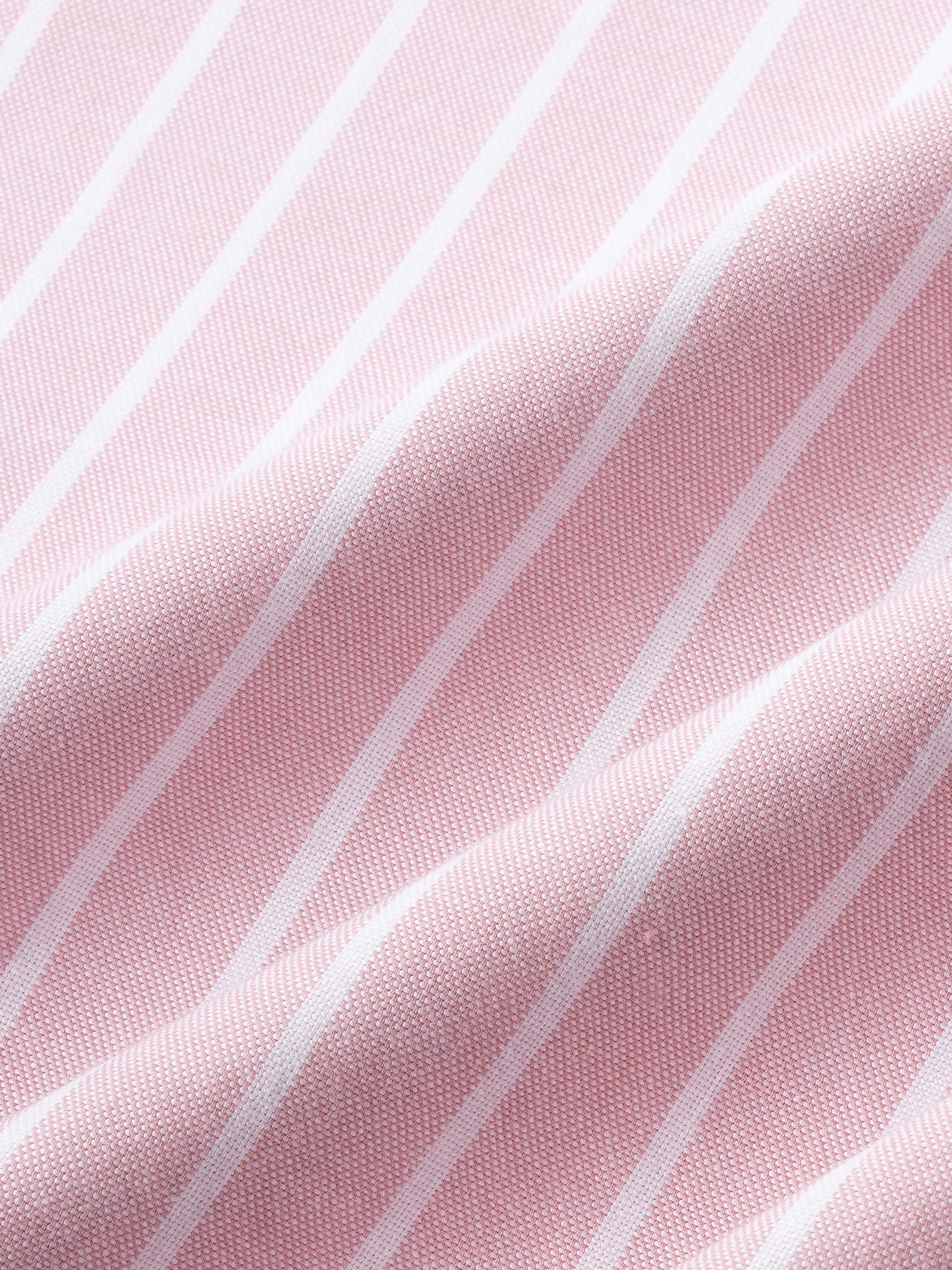 Men Peach Striped Shirt