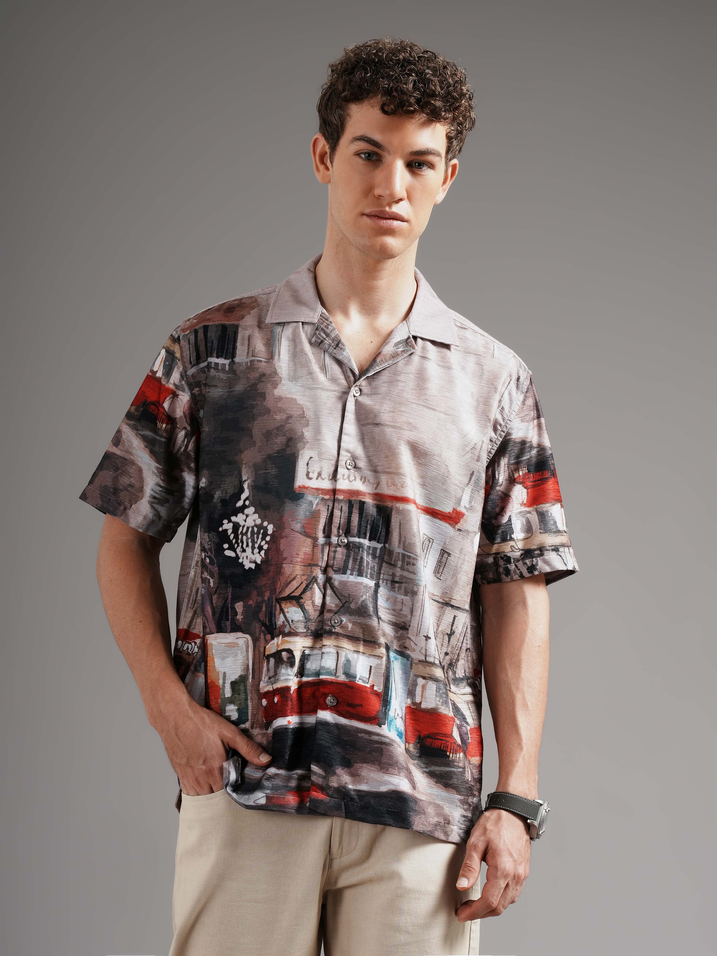 Men Multi Casual Printed Shirt