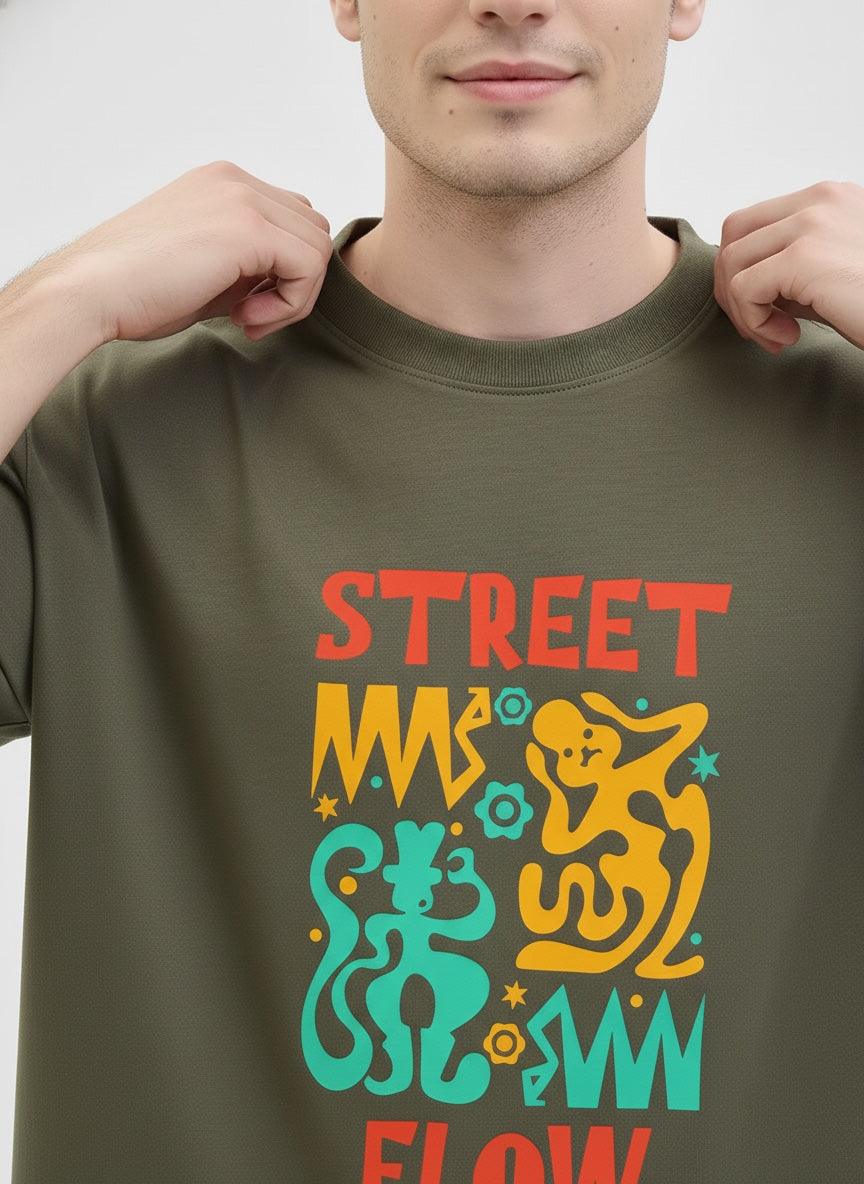 Men Oversized Cotton T-Shirt