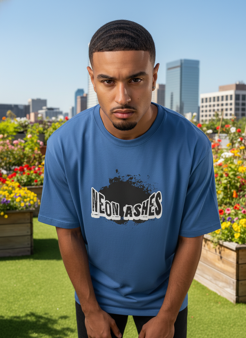 Men Oversized Cotton Printed T-Shirt