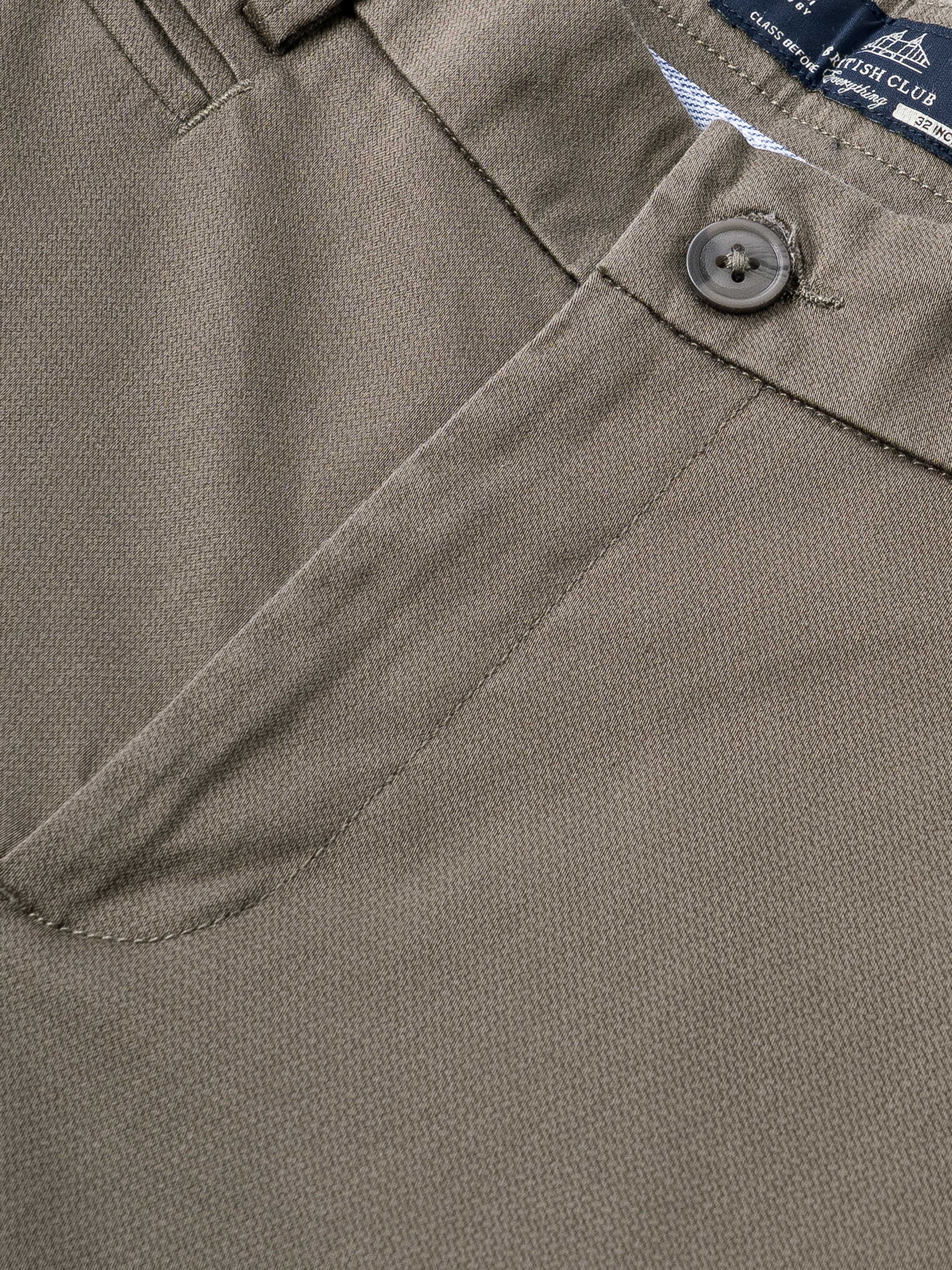 Men Green Smart Slim Fit Chinos