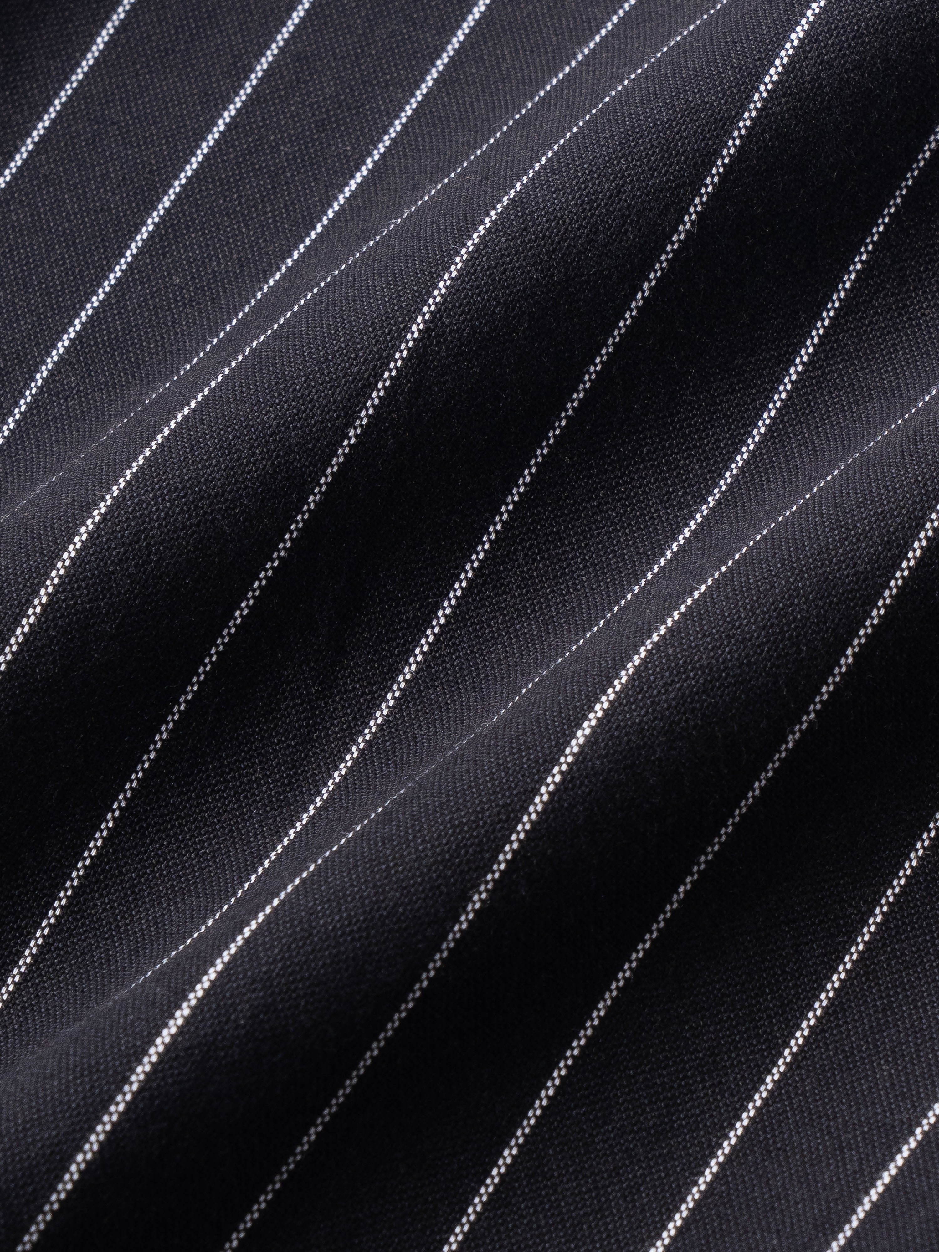 Men Black Striped Shirt