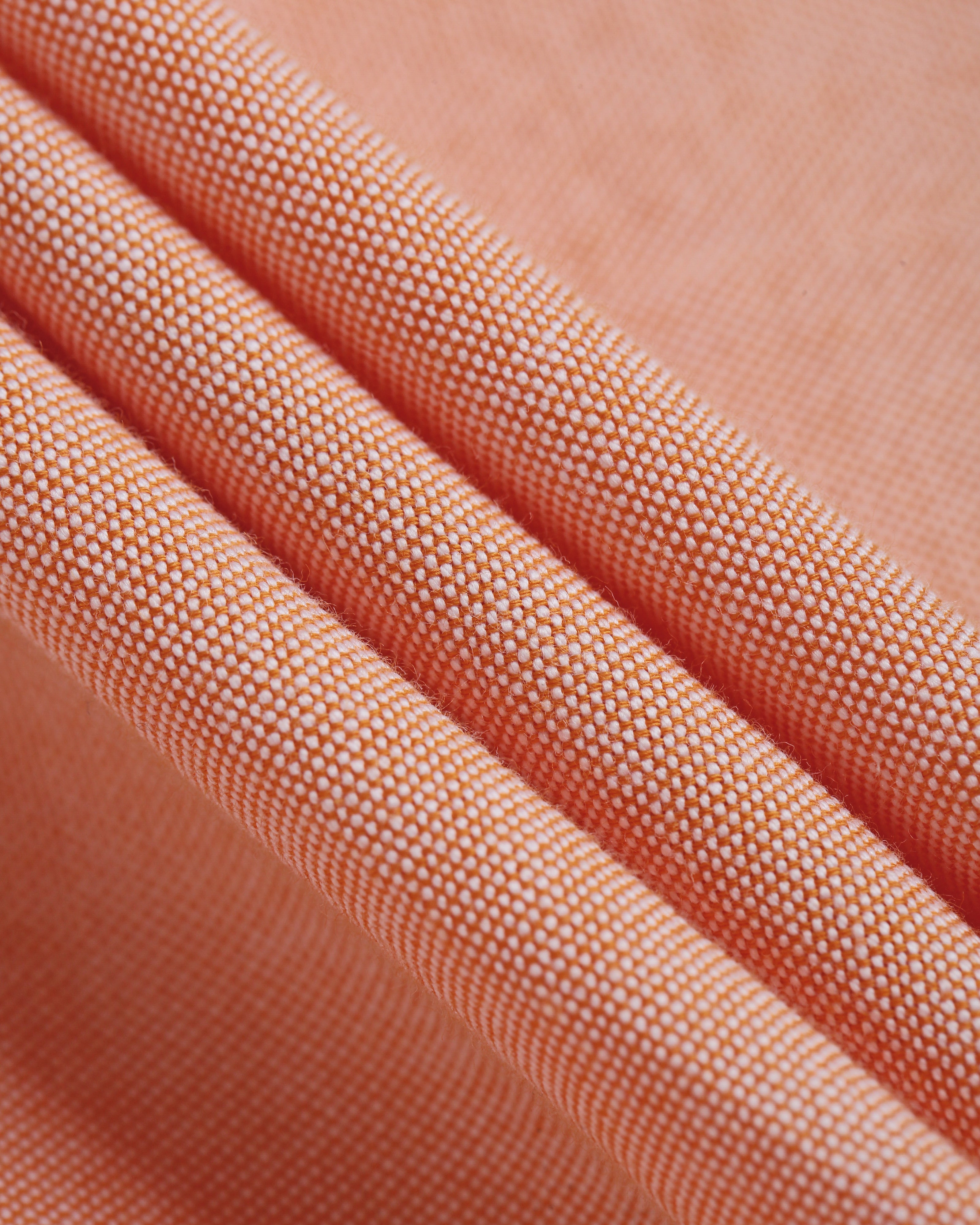 Men Orange Oxford Shirt