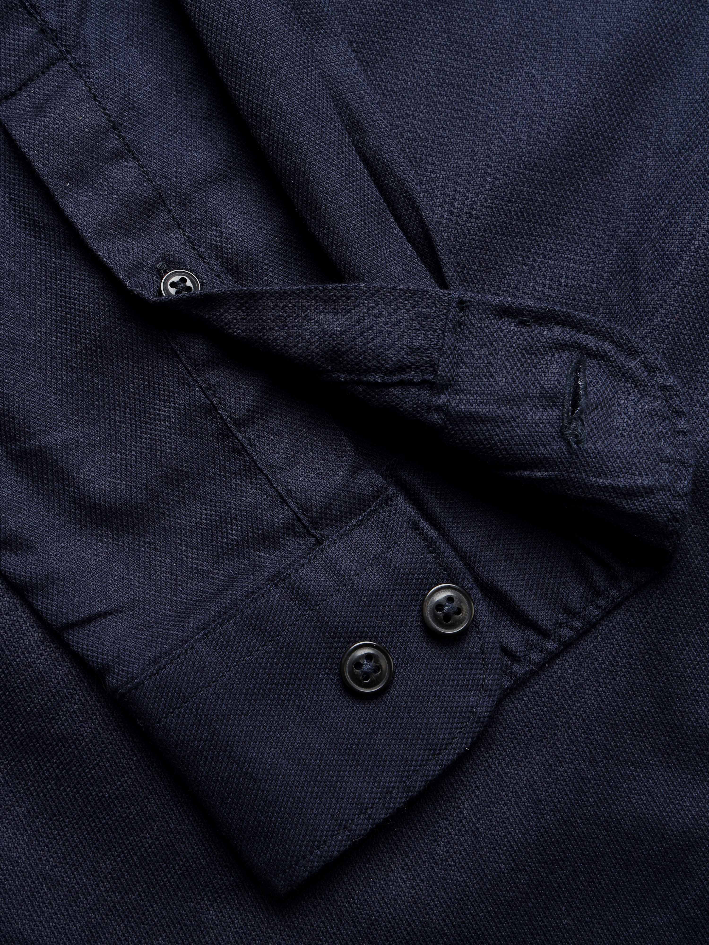 Men Navy Dobby Shirt
