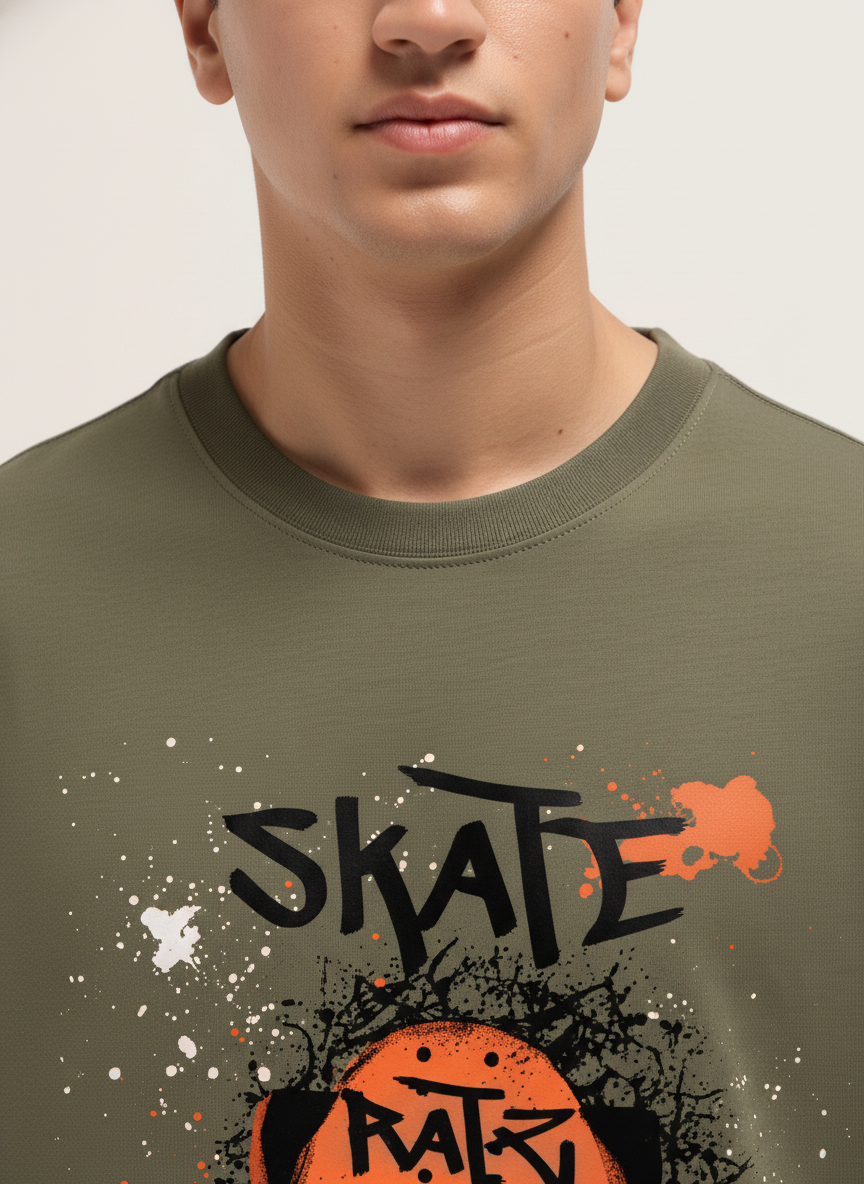 Men Oversized Cotton T-Shirt