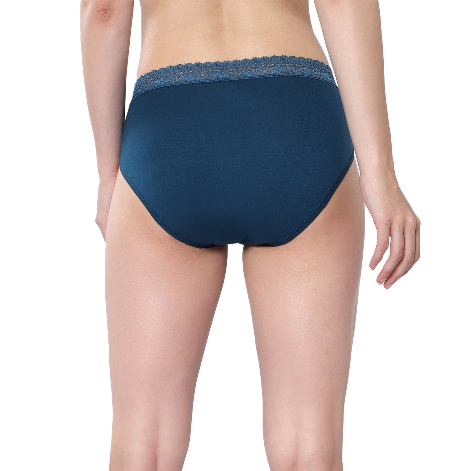Medium Rise 3/4th Coverage Lace Hipster Pack Of 2