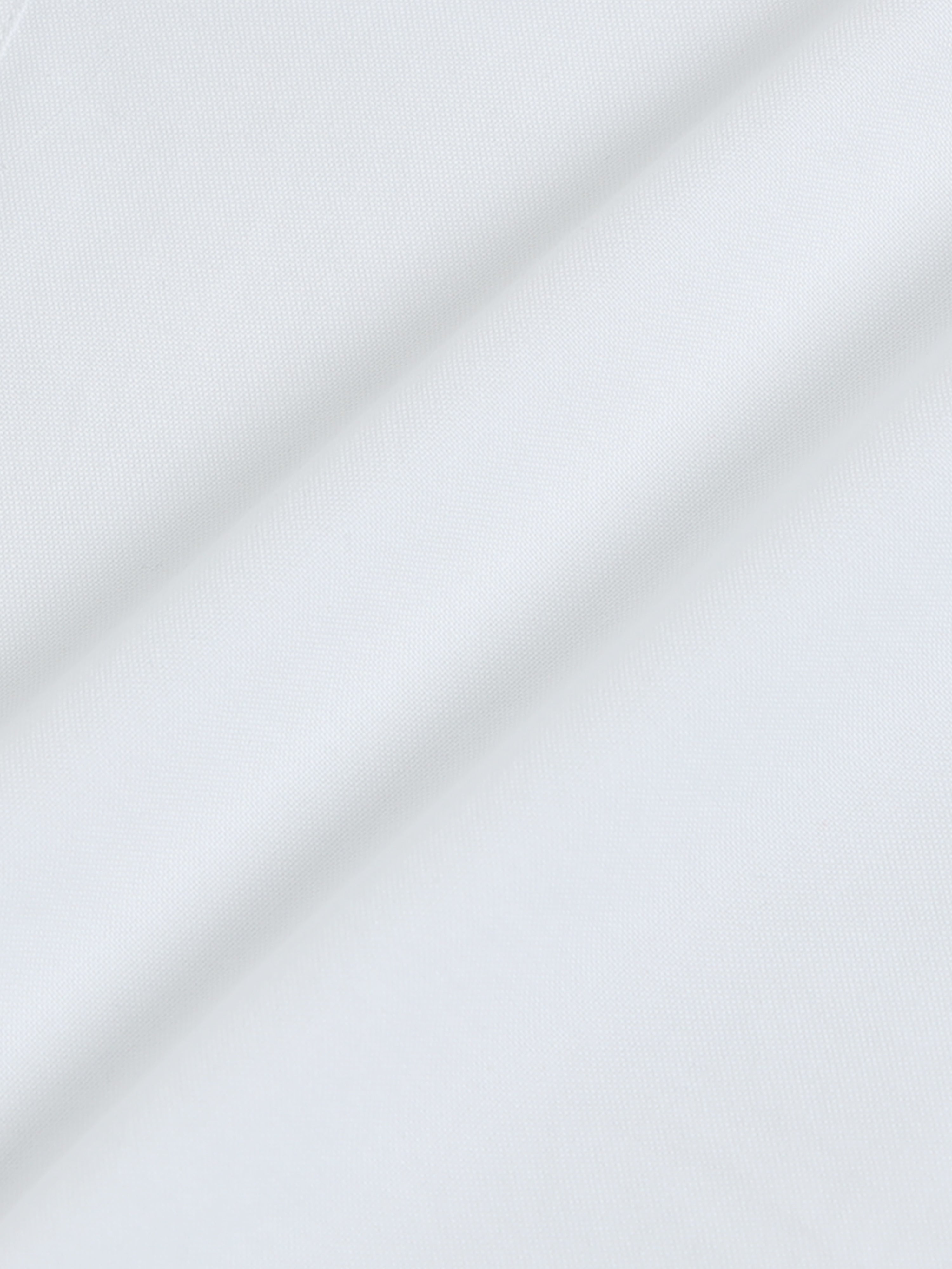 Men White Plain Shirt