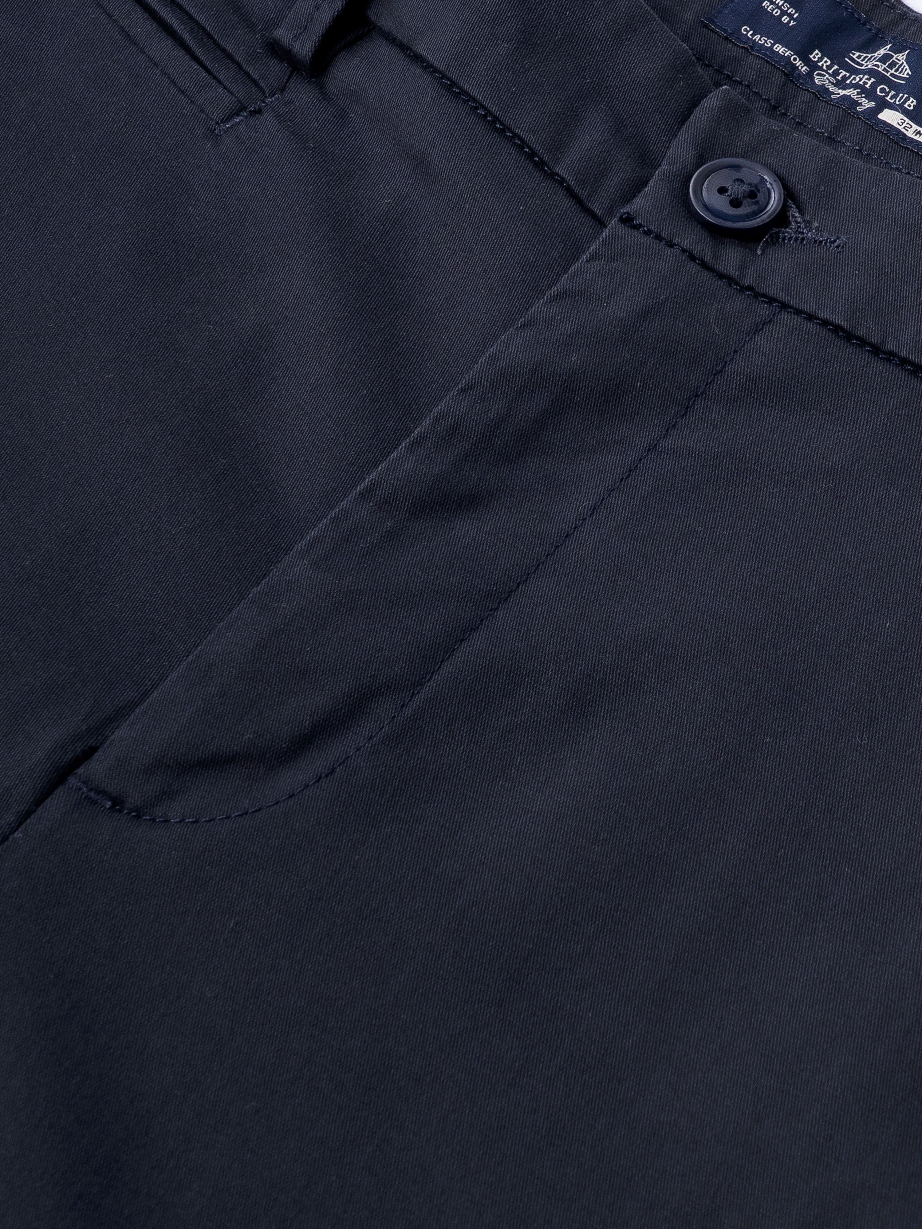 Men Blue Smart Slim Fit Chinos