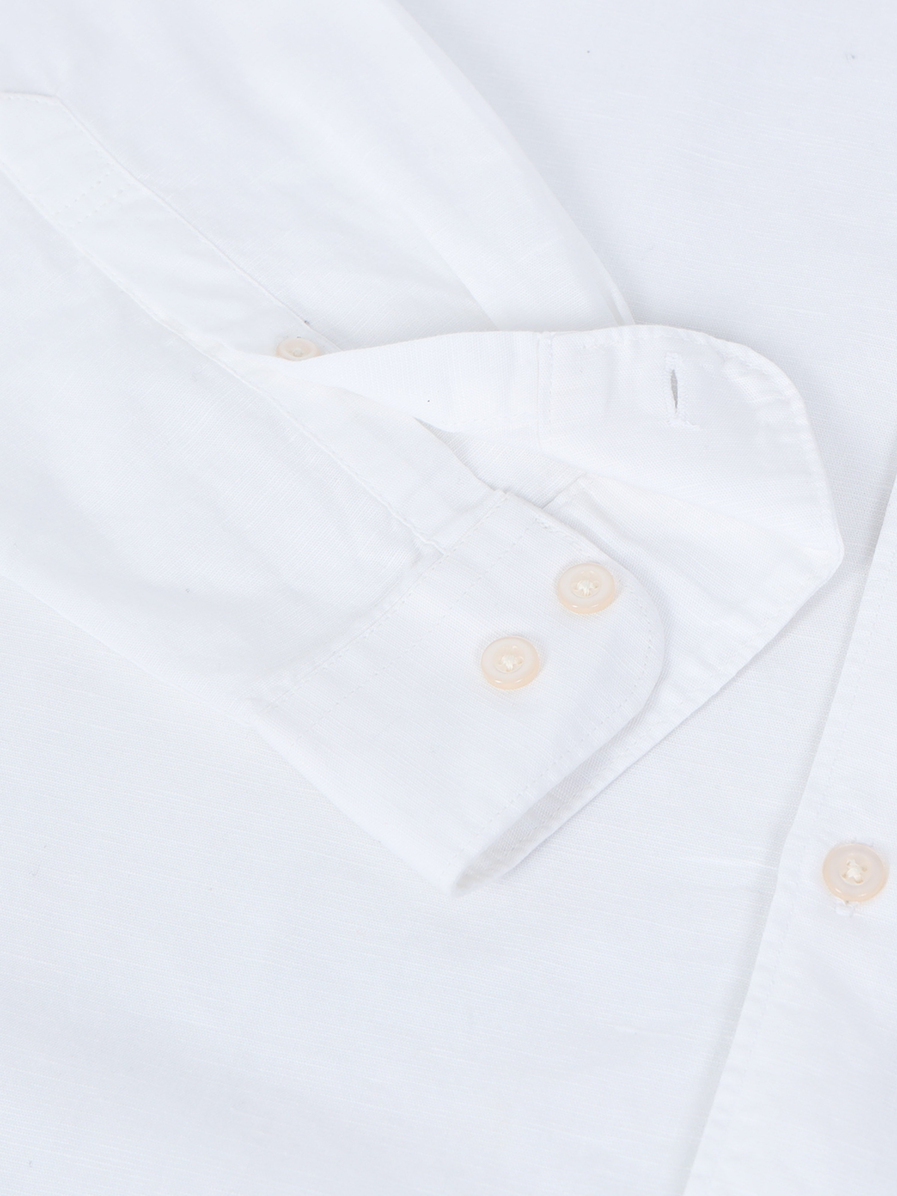 Men White Satin Shirt