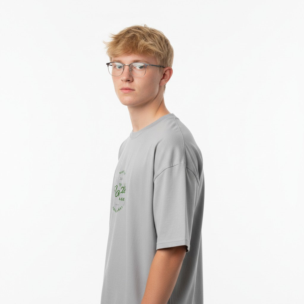 Men Oversized Cotton Printed T-Shirt