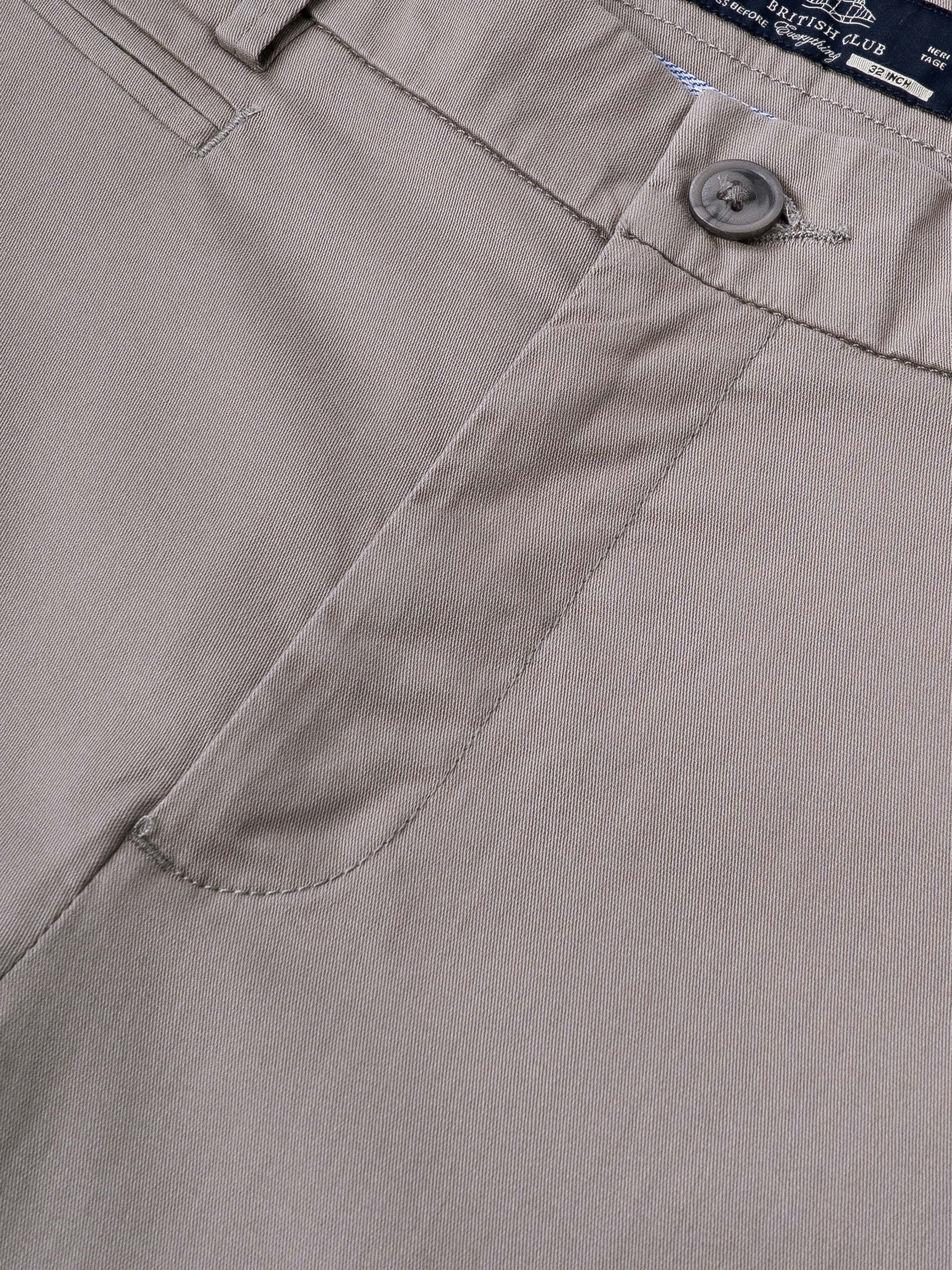 Men Grey Smart Slim Fit Chinos