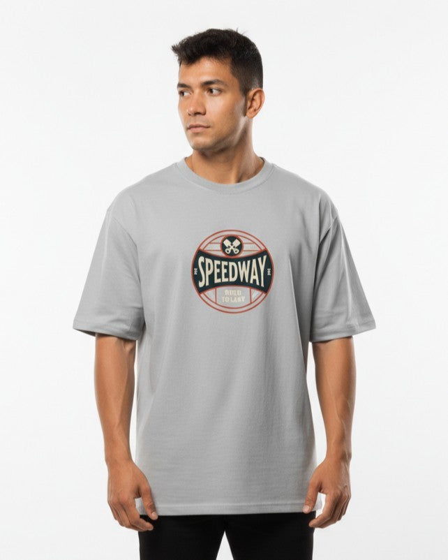 Men Oversized Cotton Printed T-Shirt