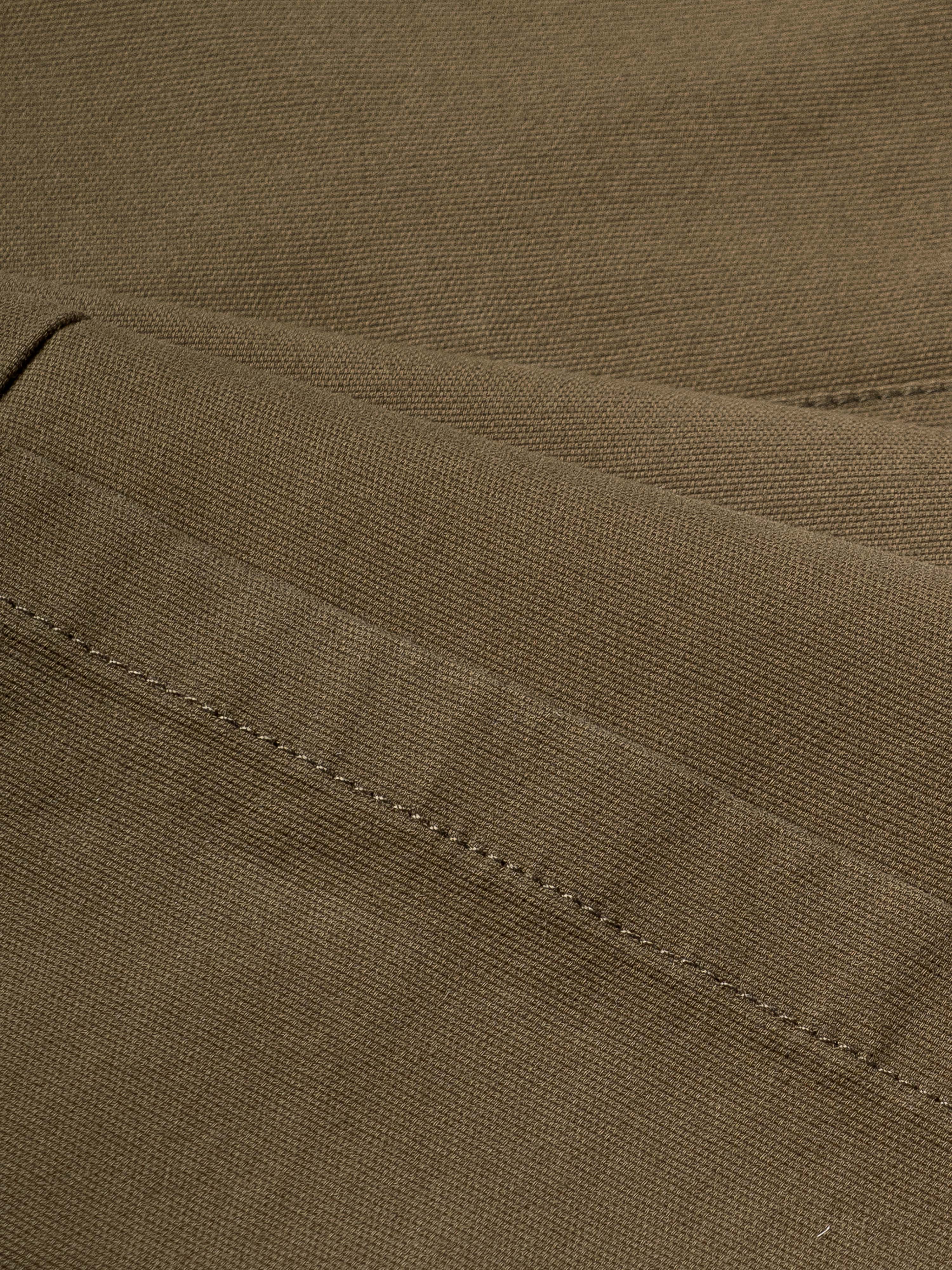 Men Olive Straight Fit Cargo Trouser
