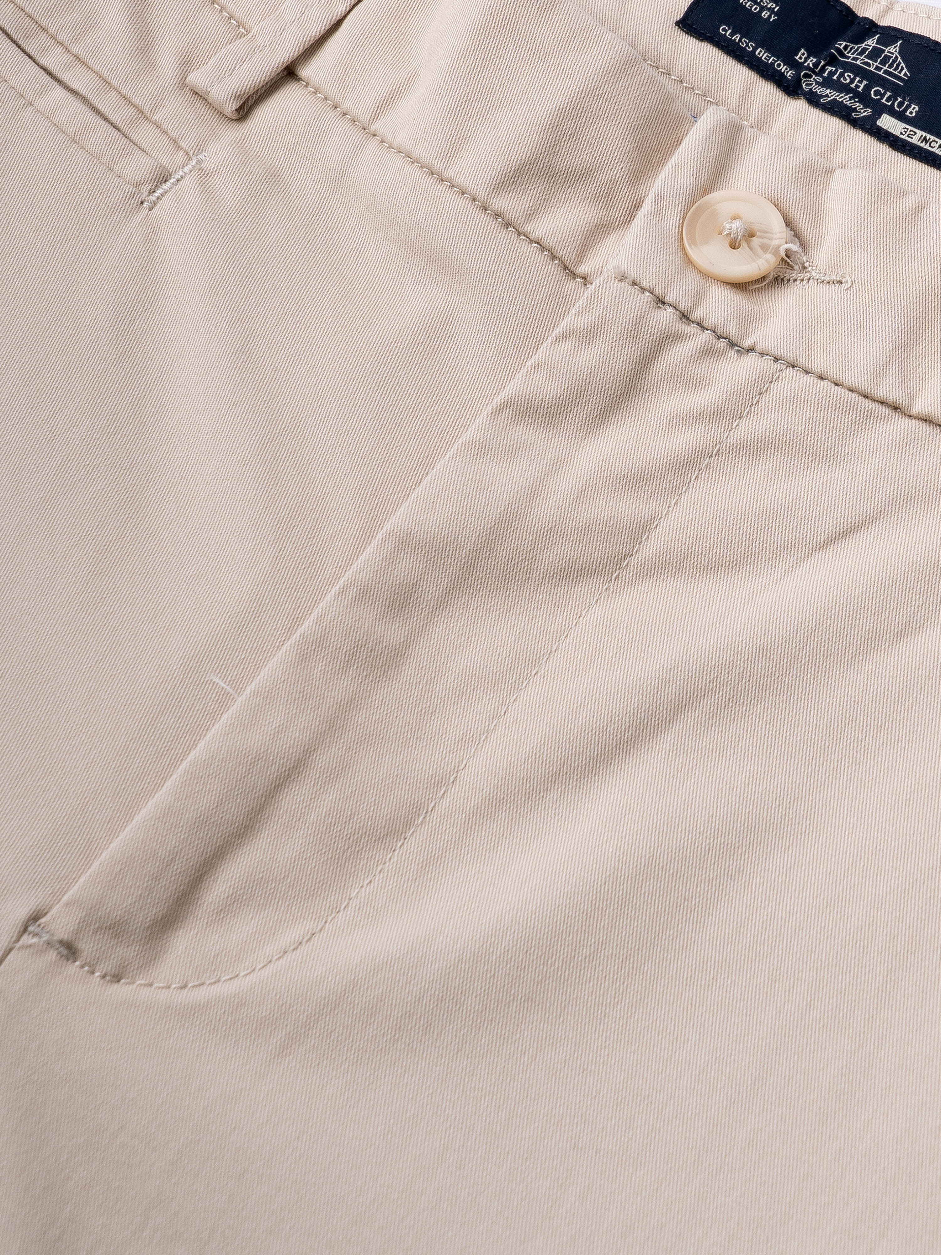 Men cream Smart Slim Fit Chinos