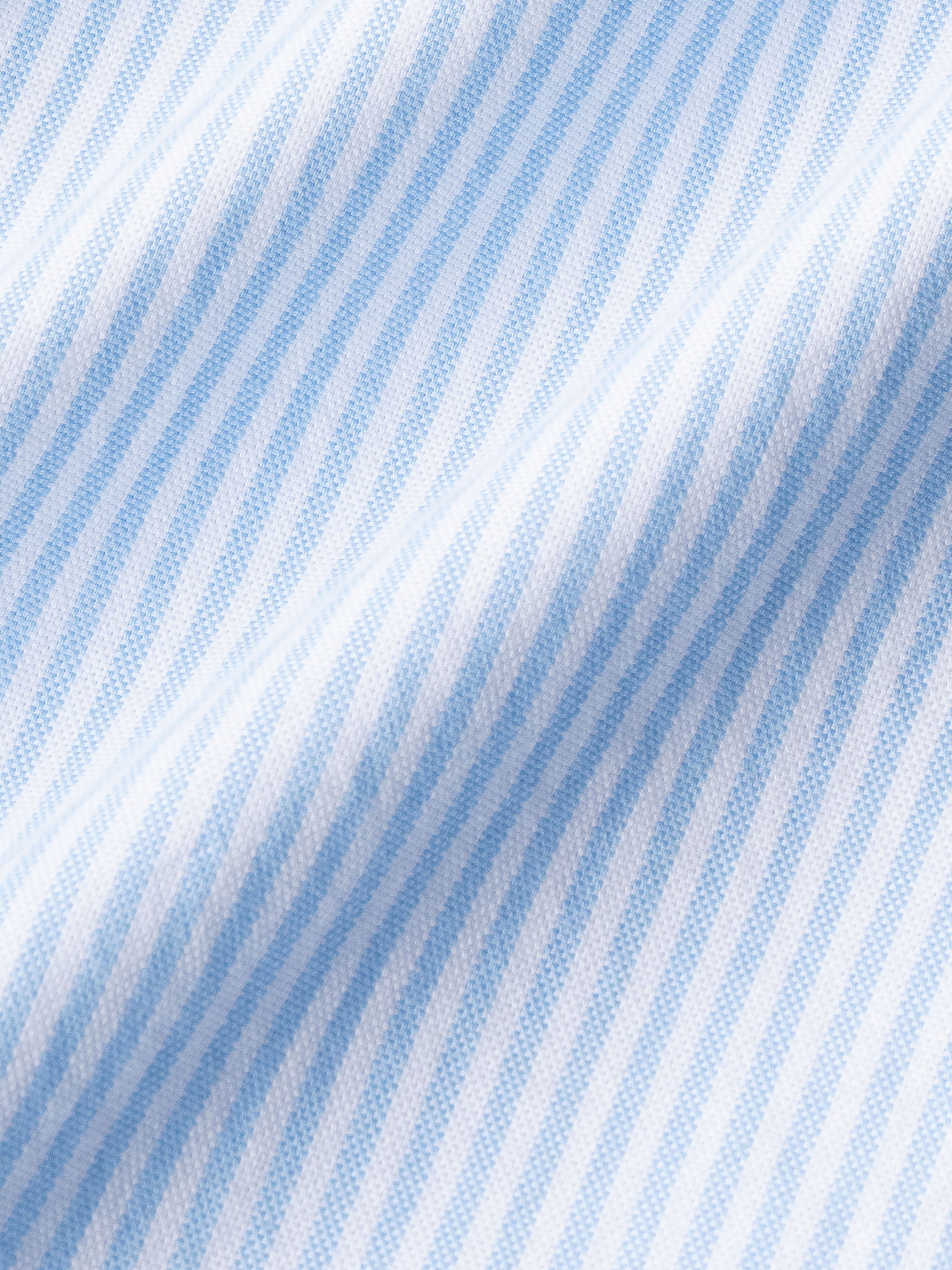 Men Blue Striped Shirt