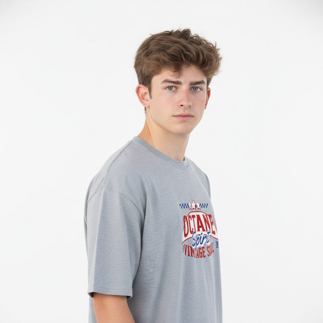 Men Oversized Cotton Printed T-Shirt