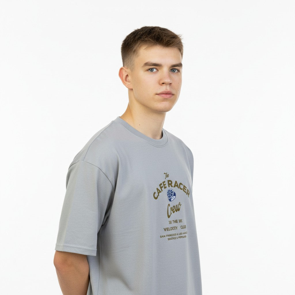 Men Oversized Cotton Printed T-Shirt