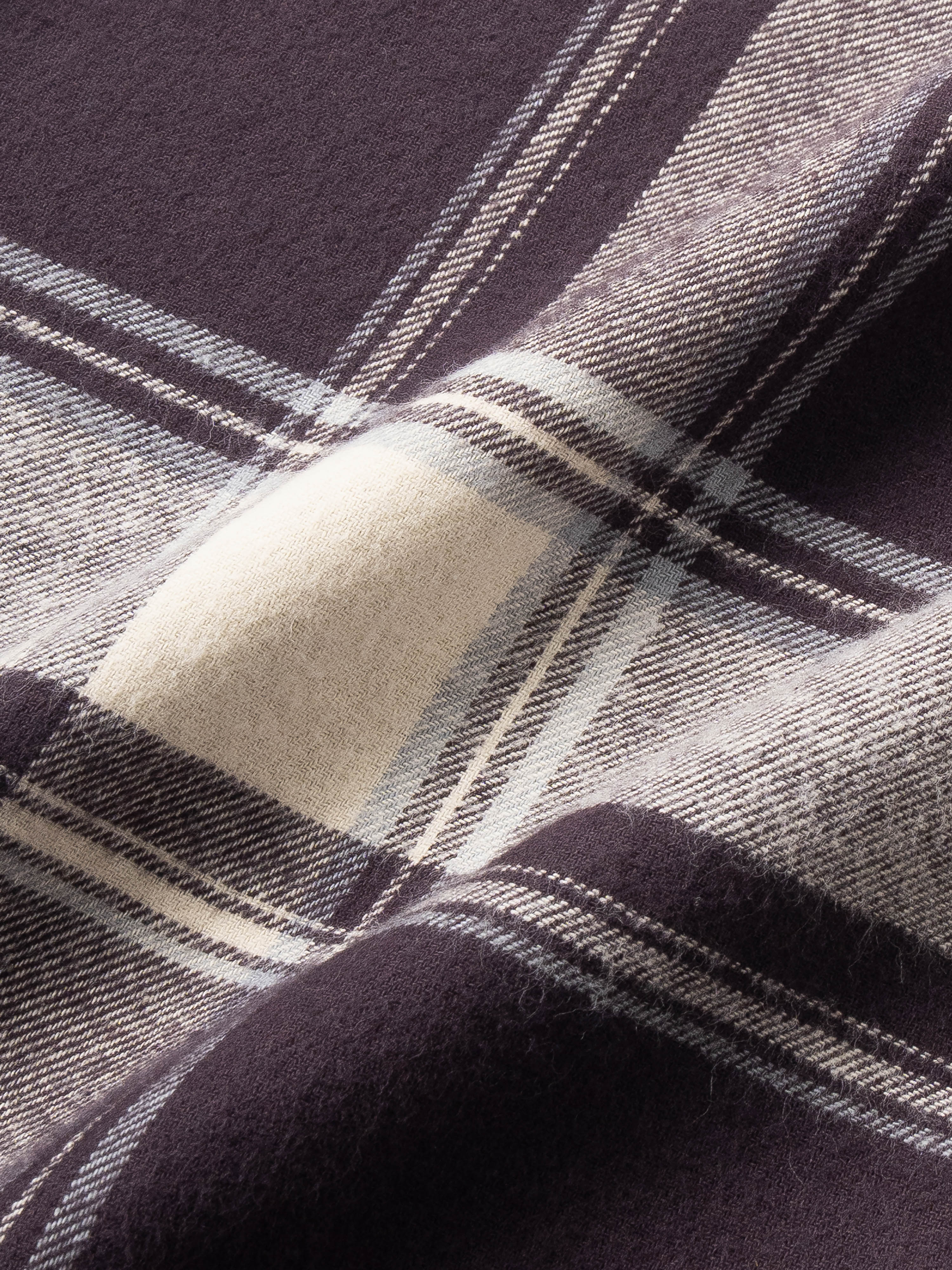 Men Brown Flannel Checked Shirt