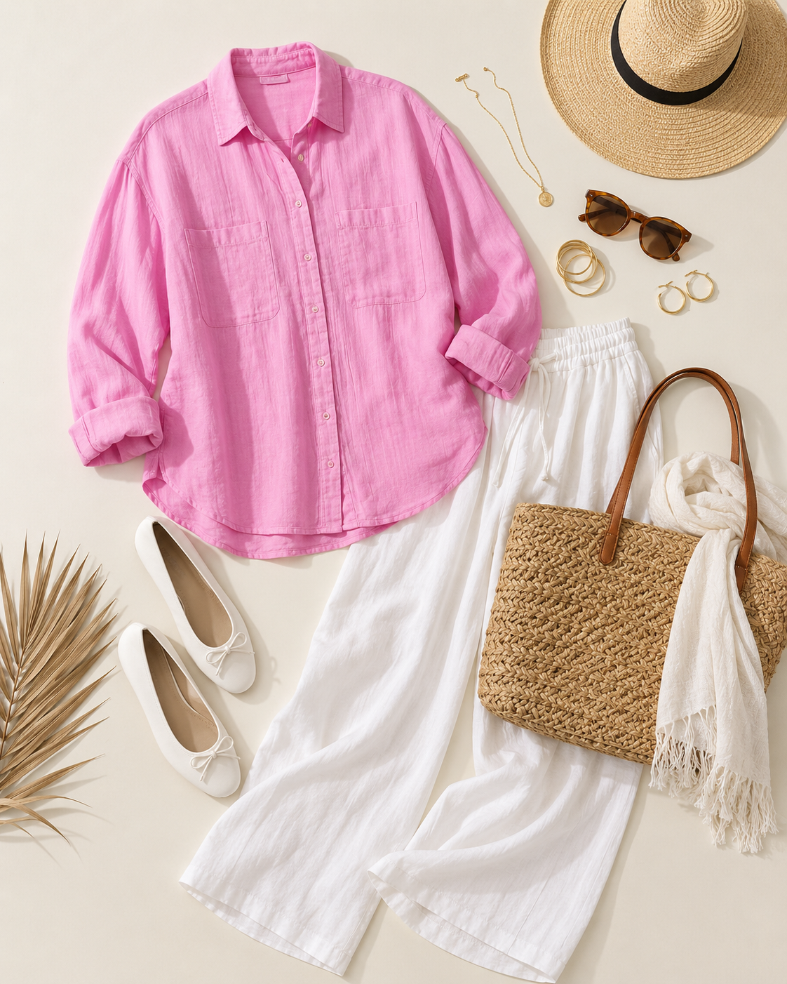 Women Pink Classic Shirt