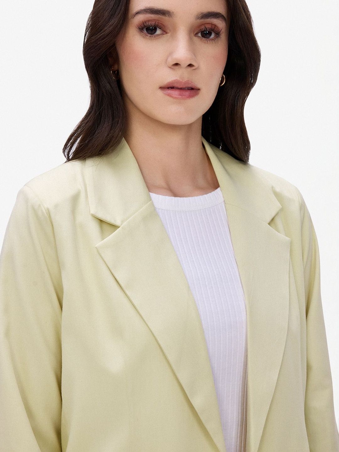 Women Yellow Blazer