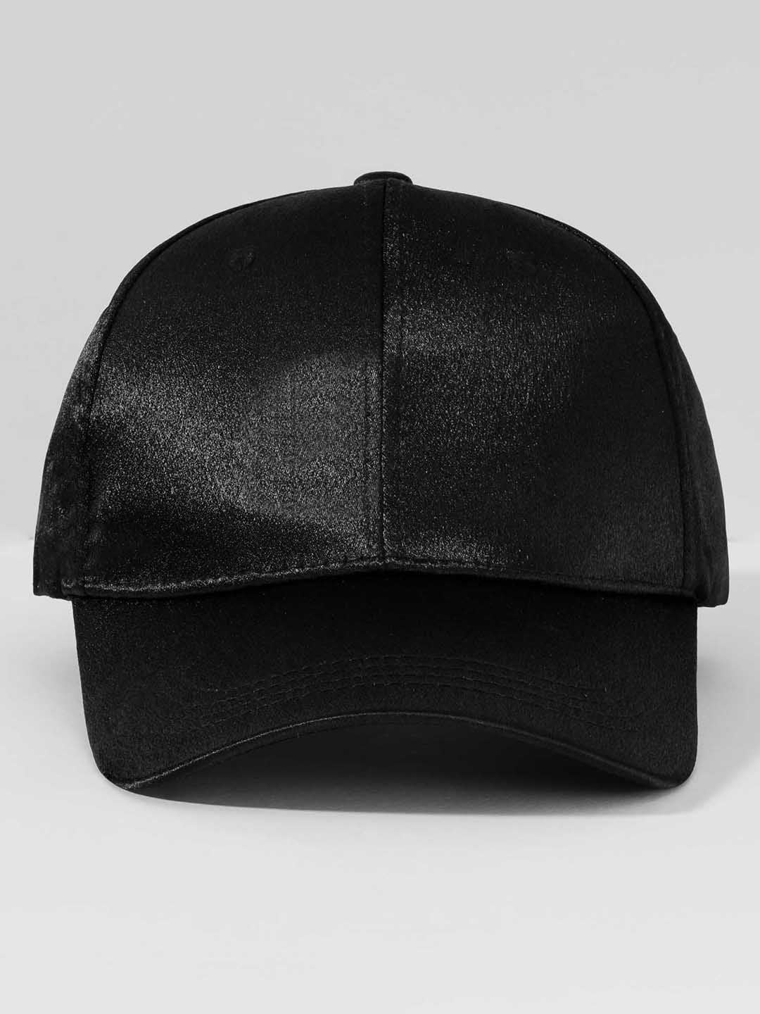 Women Beige Shimmer Baseball Cap