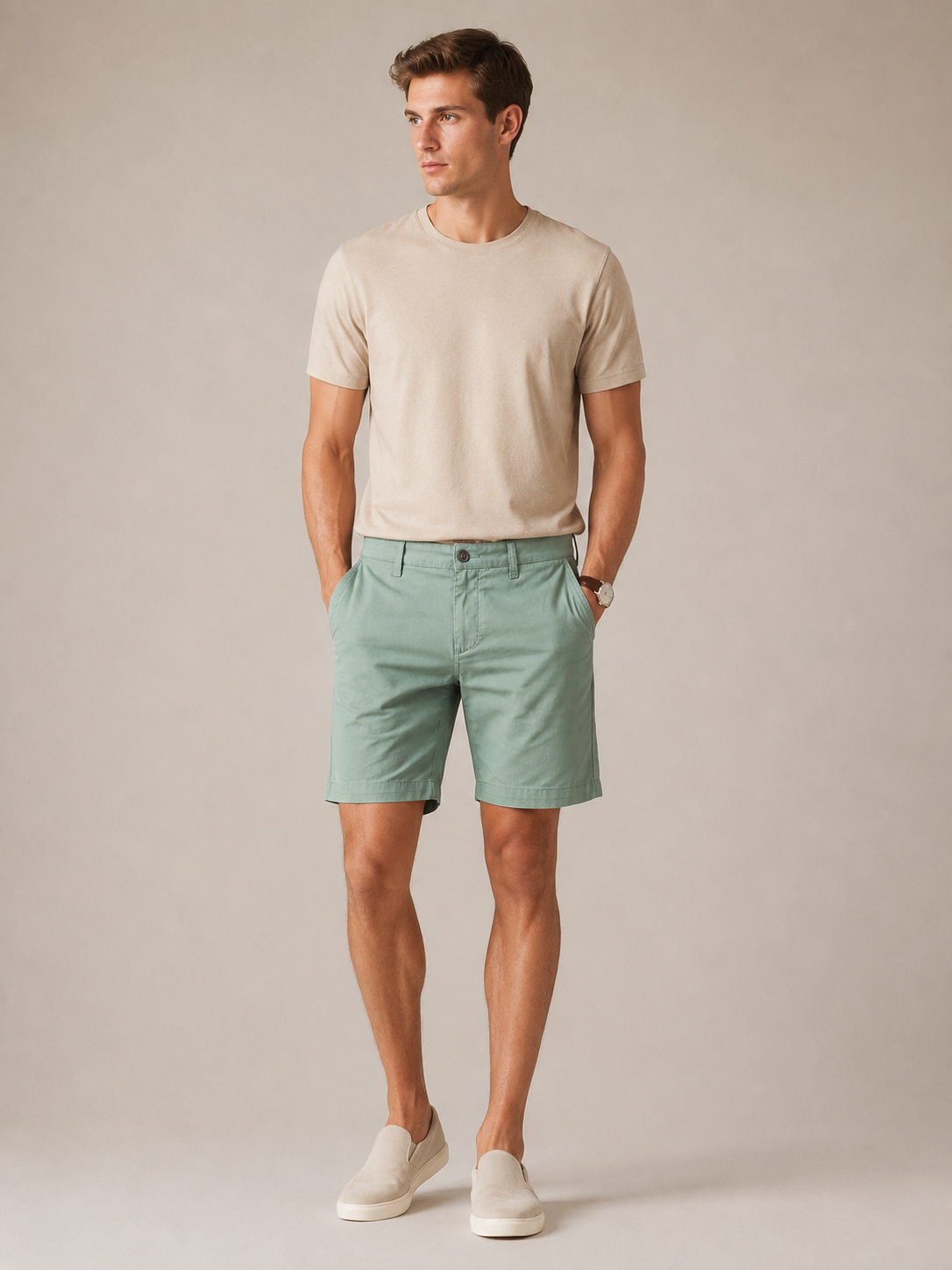 Men Sage Everyday Smart Shorts