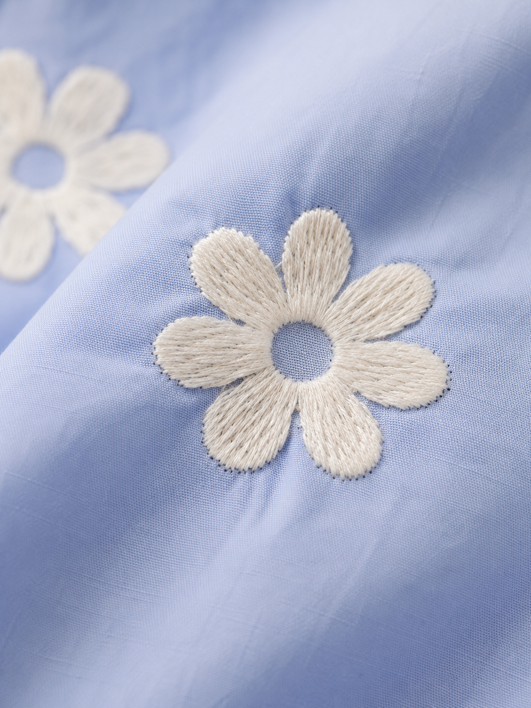 Women Blue Floral Boxy Shirt