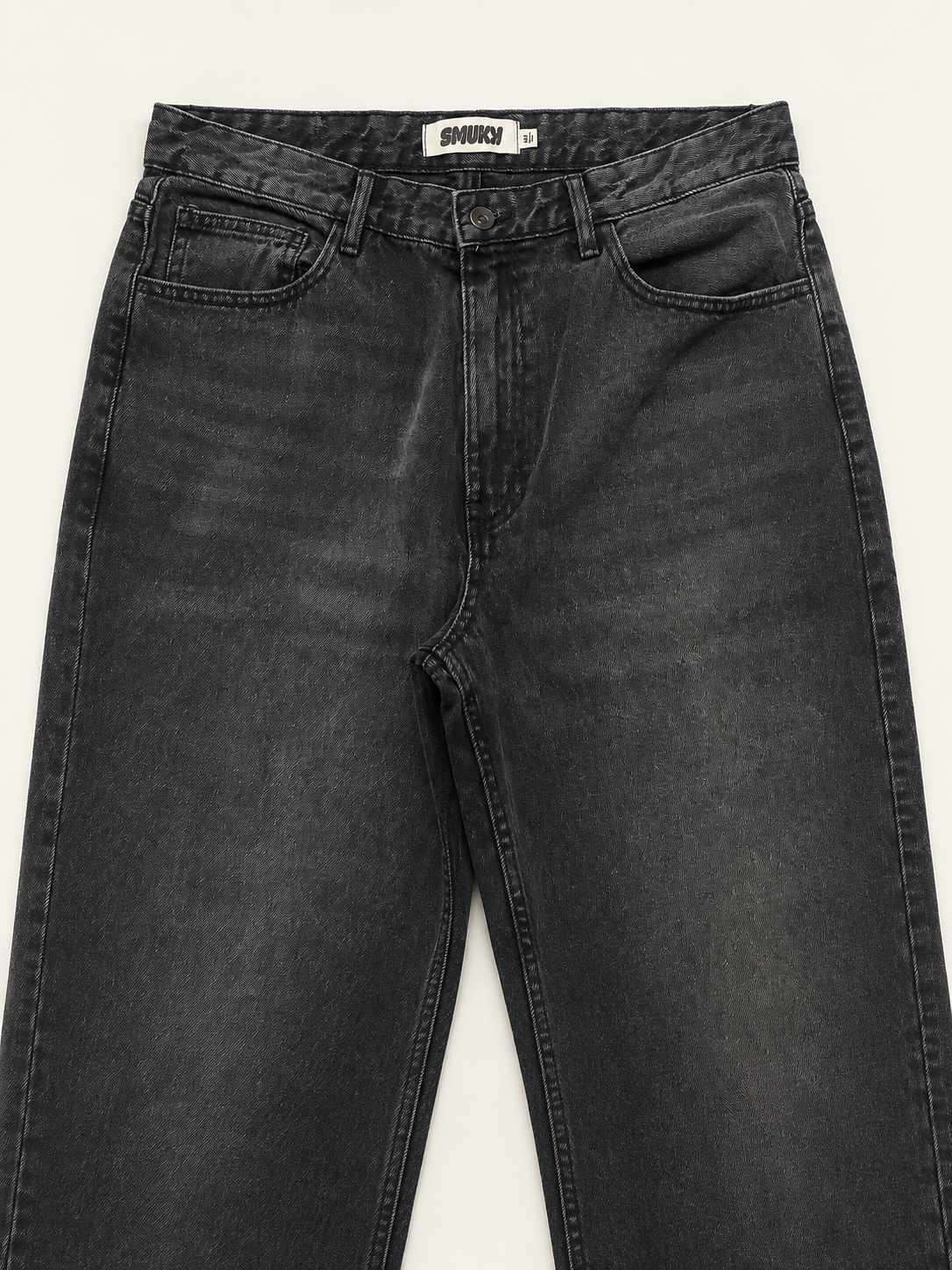 Men Black Baggy Jeans