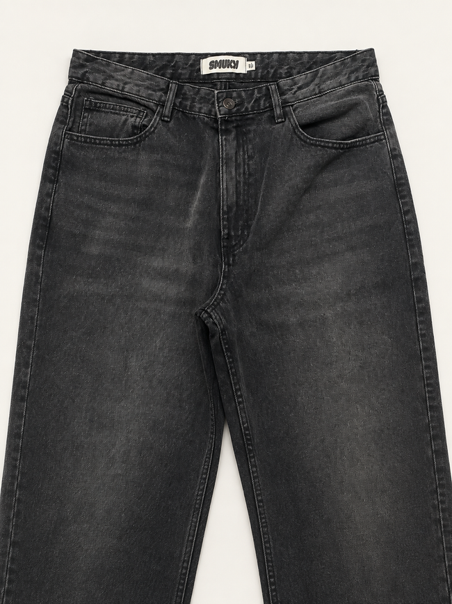 Men Black Baggy Jeans