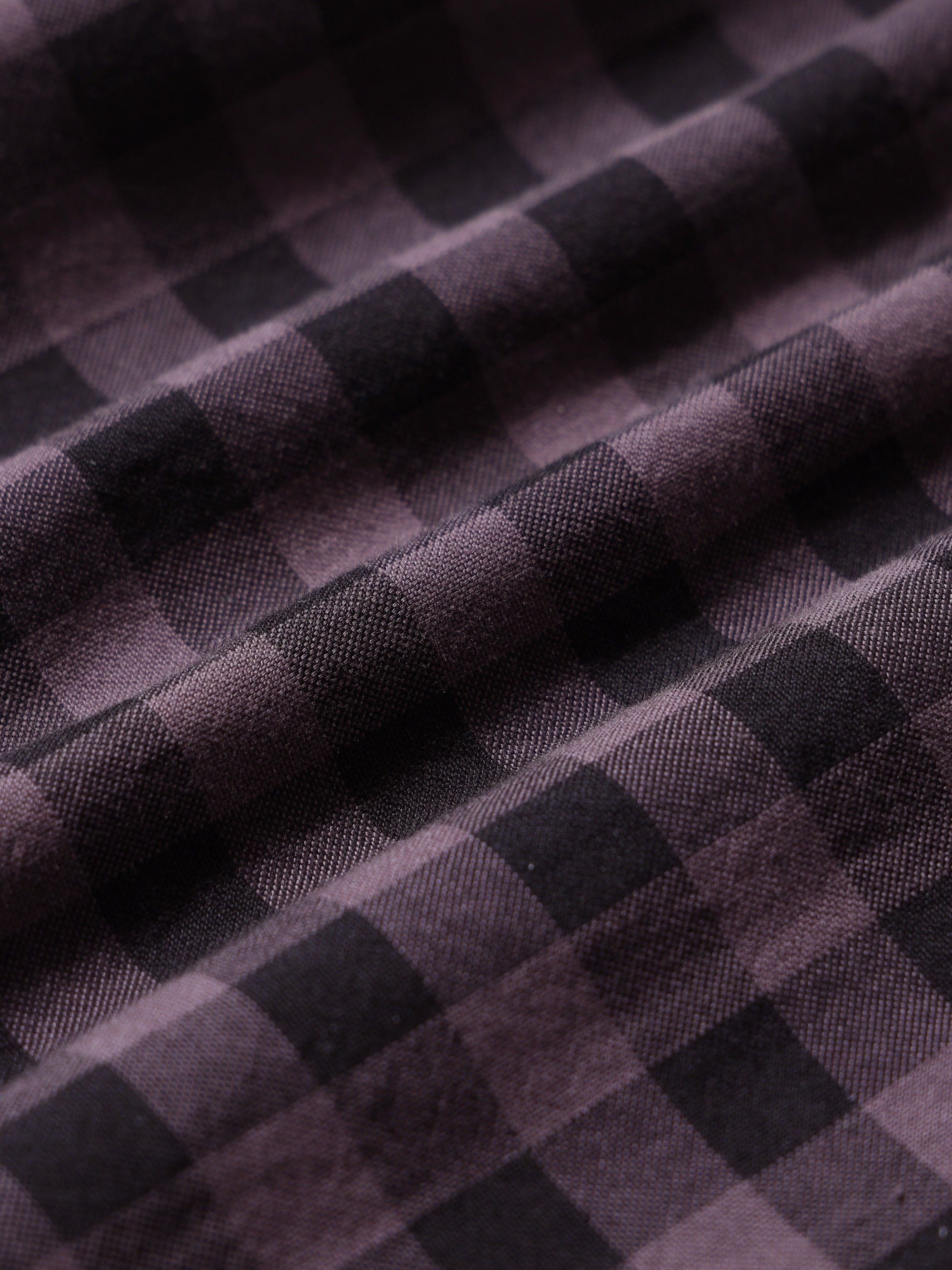 Men Purple Check Shirt