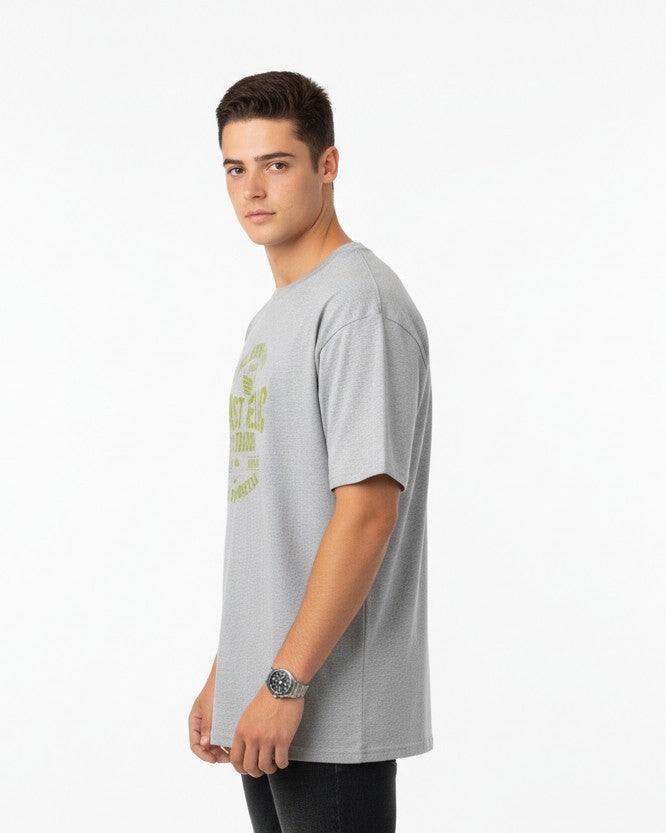 Men Oversized Cotton Printed T-Shirt