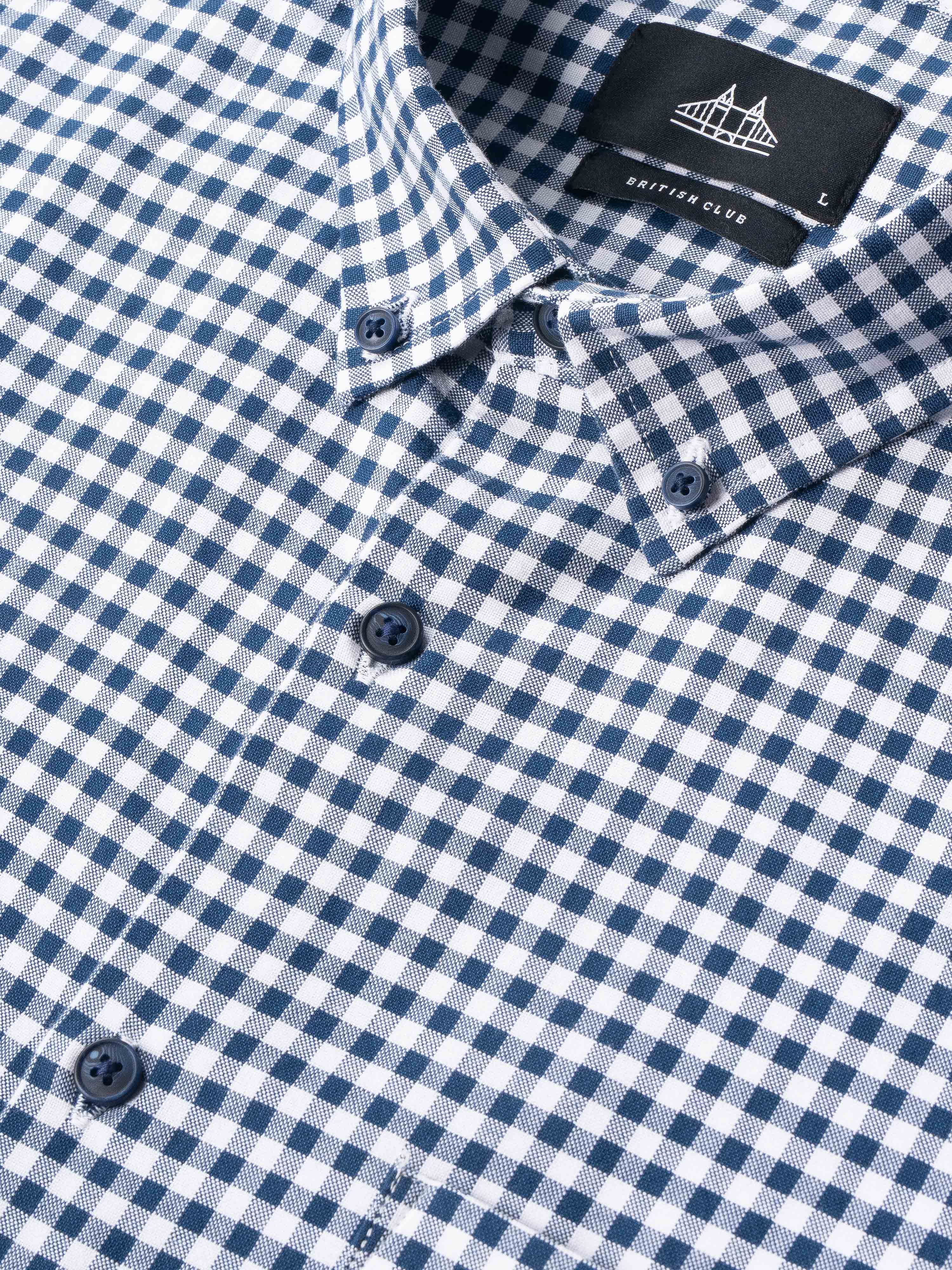 Men Teal Oxford Shirt