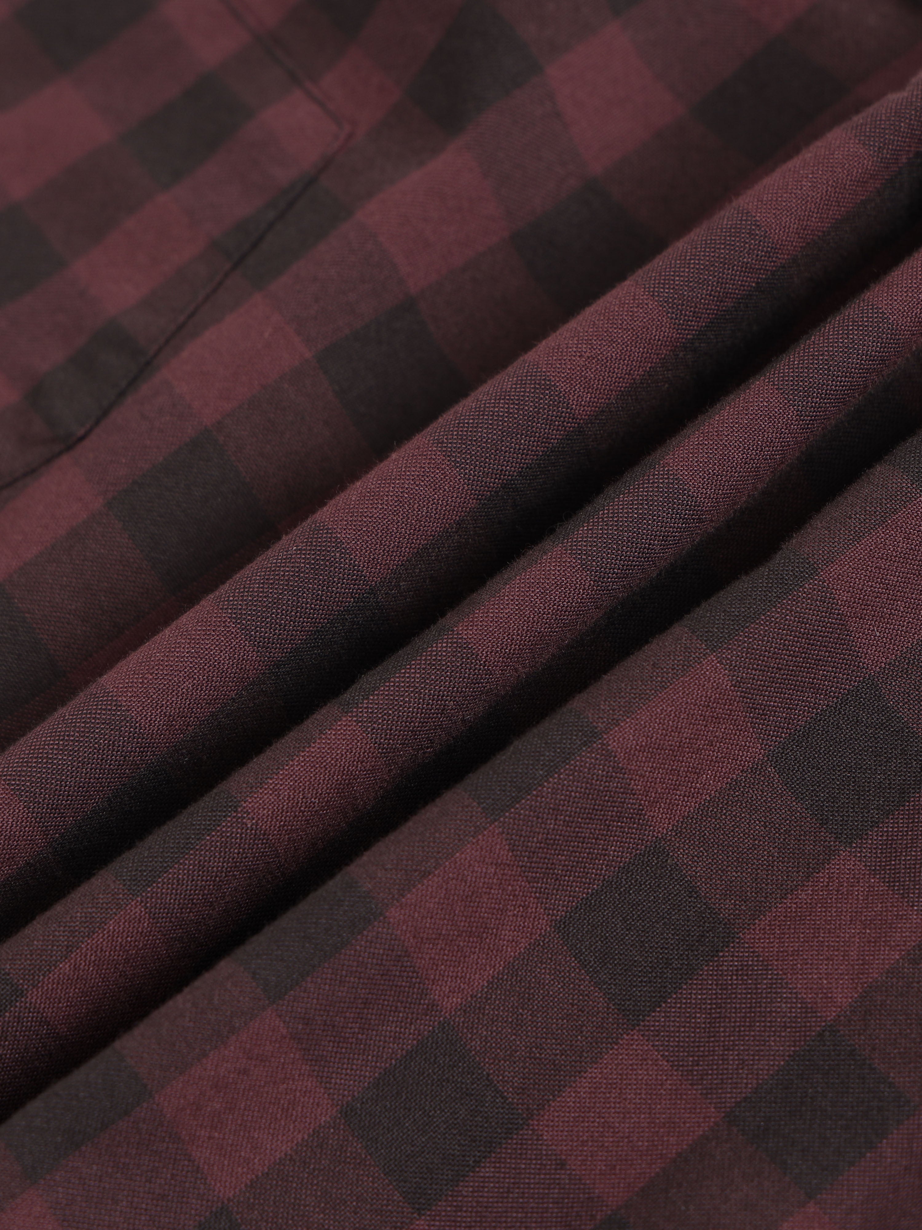 Men Purple Checked Shirt