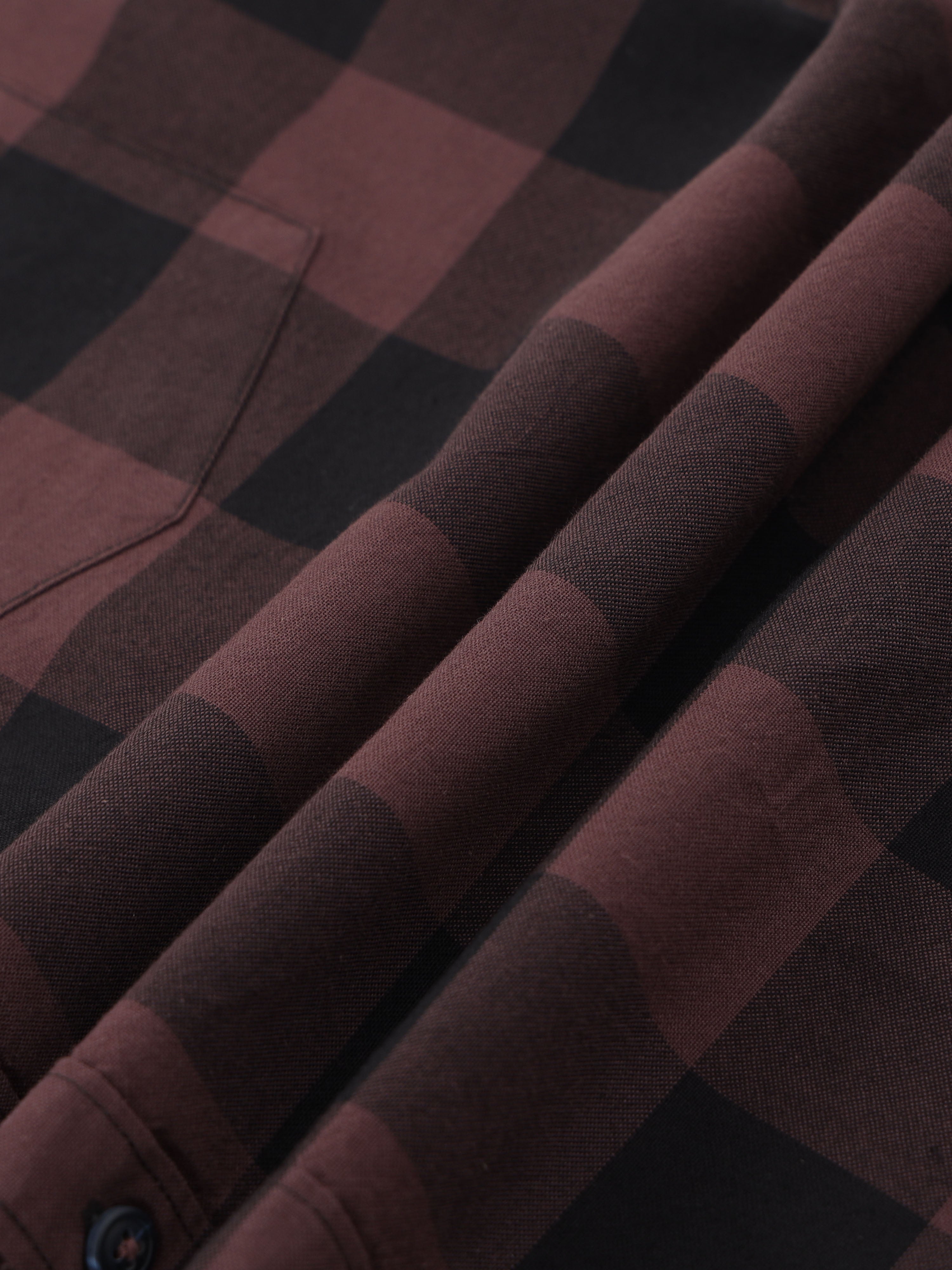 Men Purple Checked Shirt