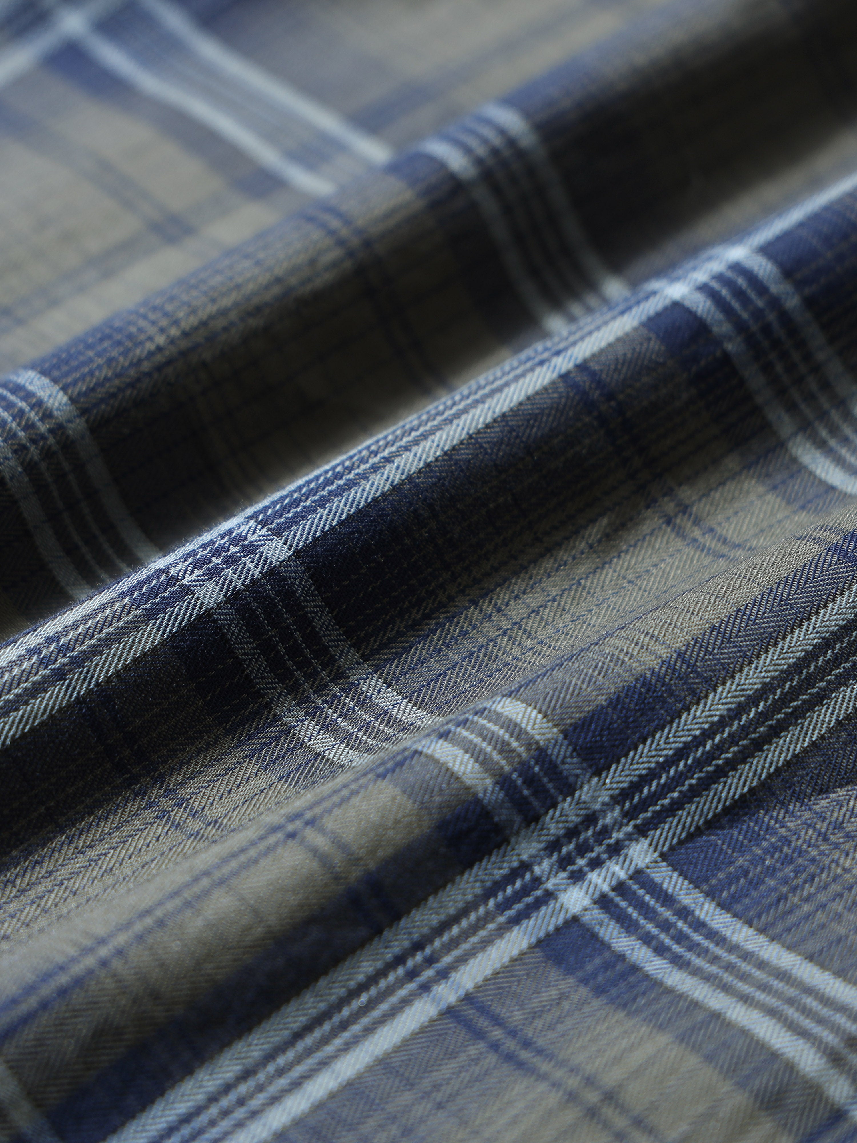 Men Green Check Shirt