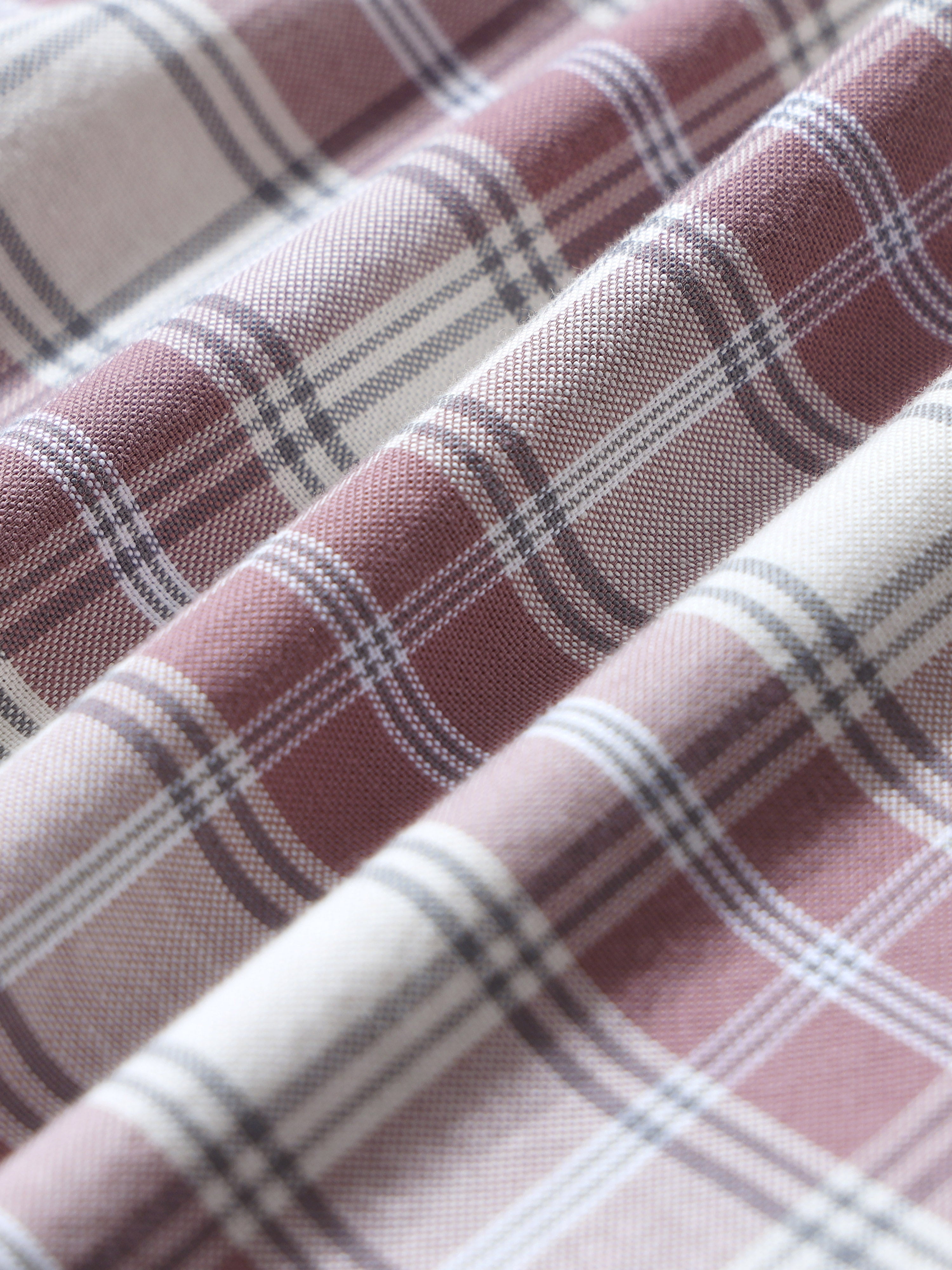 Men Mauve Check Shirt