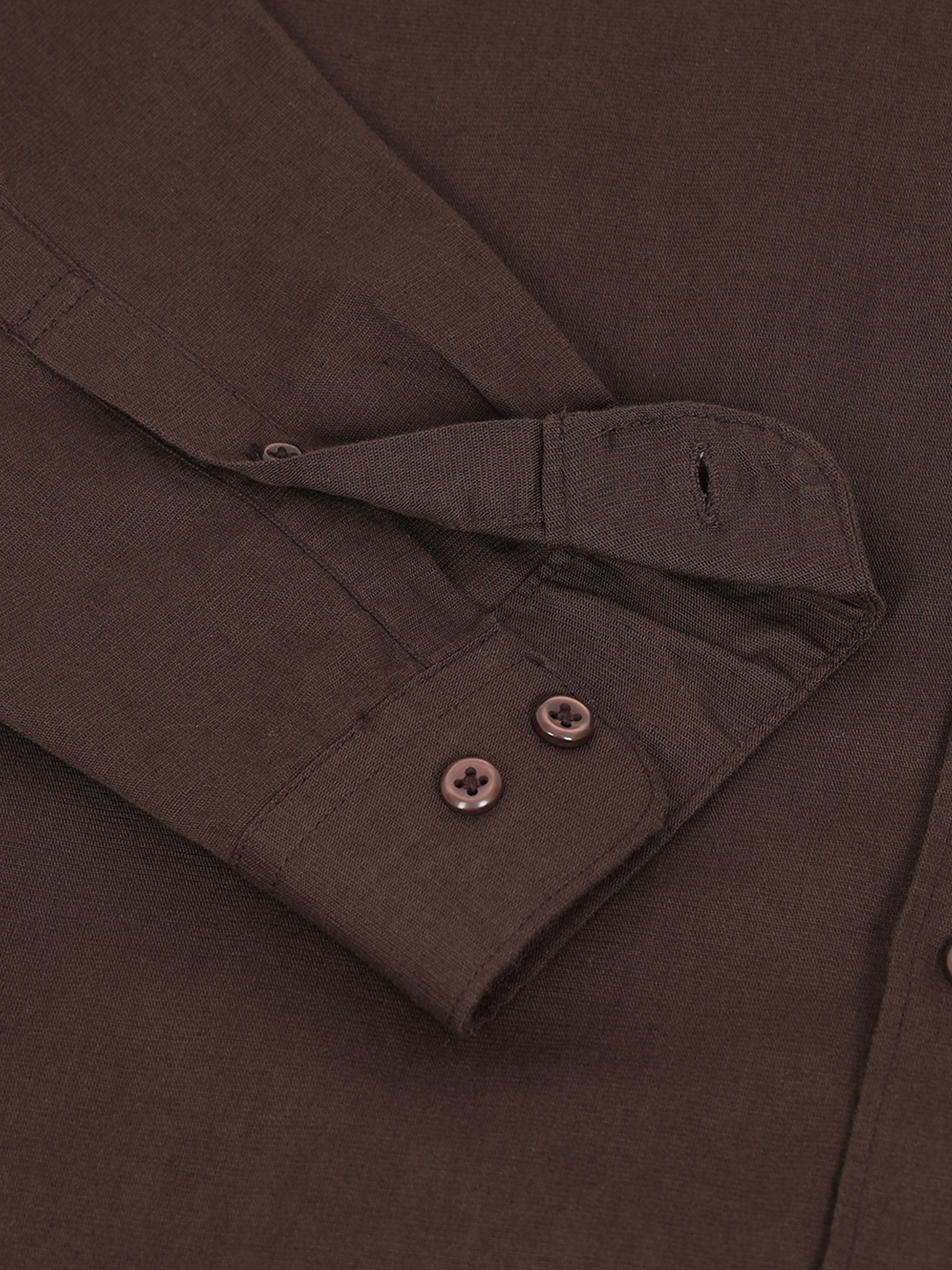 Men Brown Slim Fit Shirt
