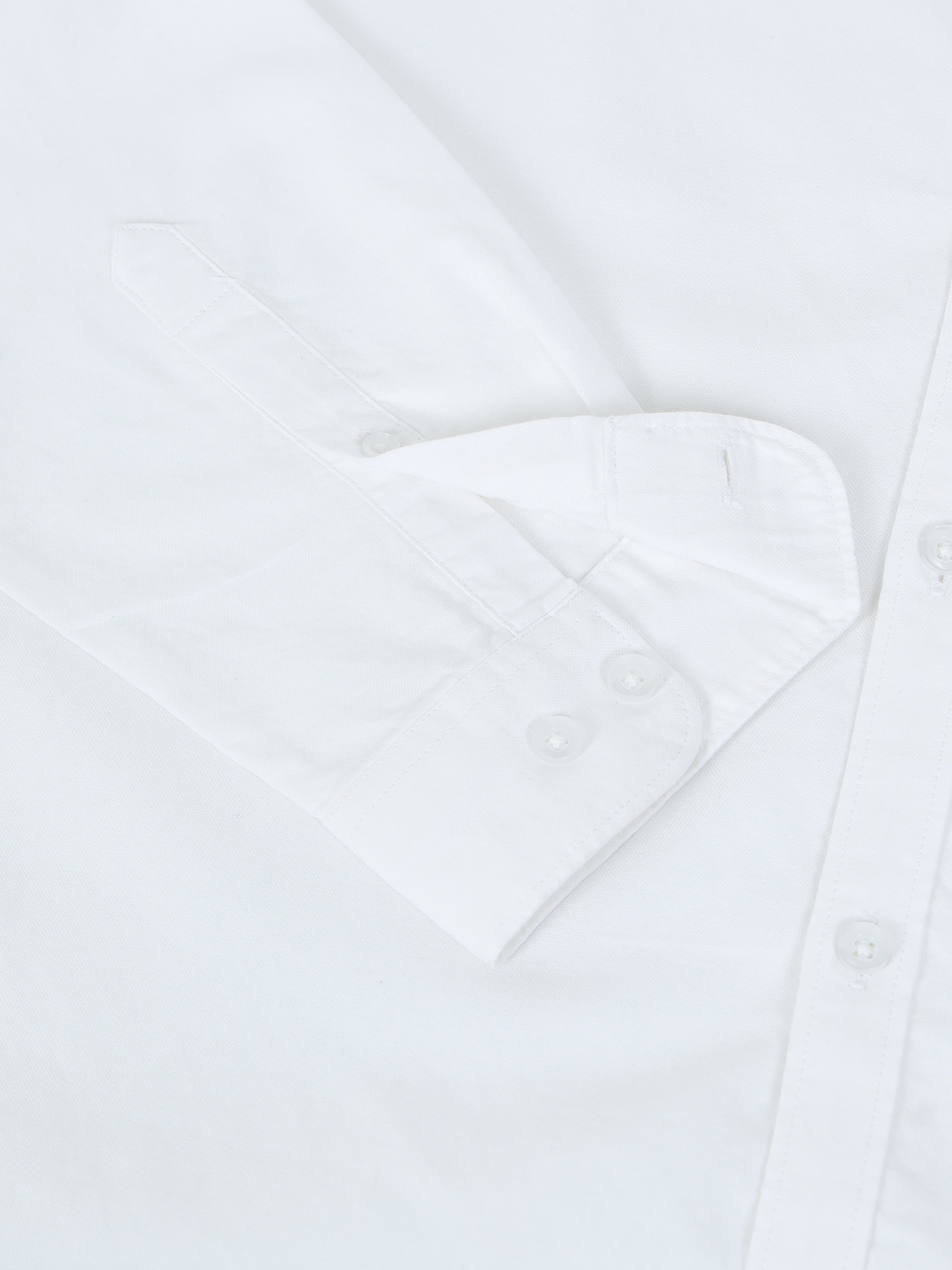 Men White Plain Shirt