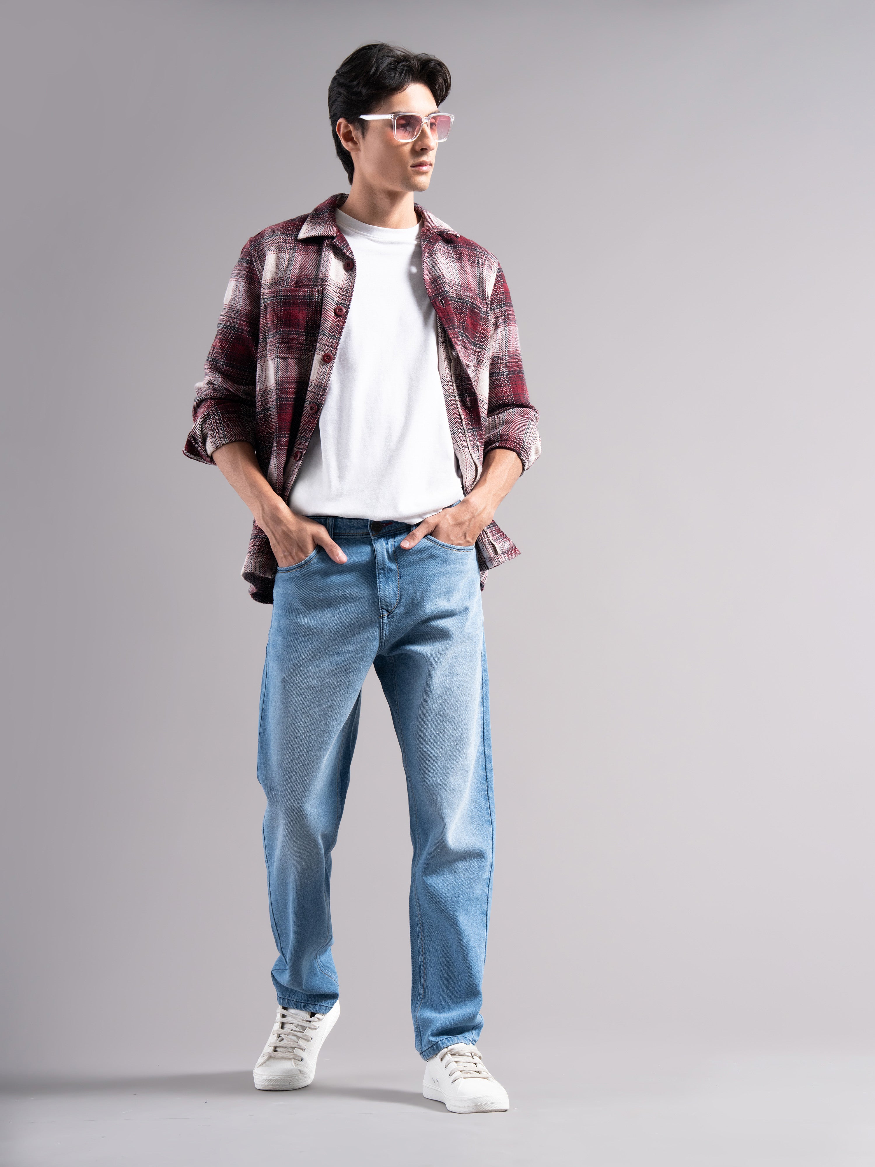 Men Blue Regular Fit Jeans
