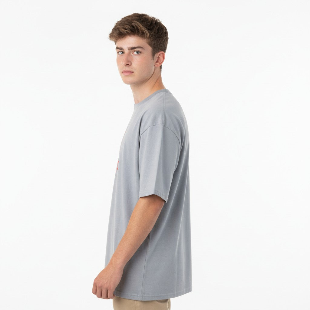Men Oversized Cotton Printed T-Shirt