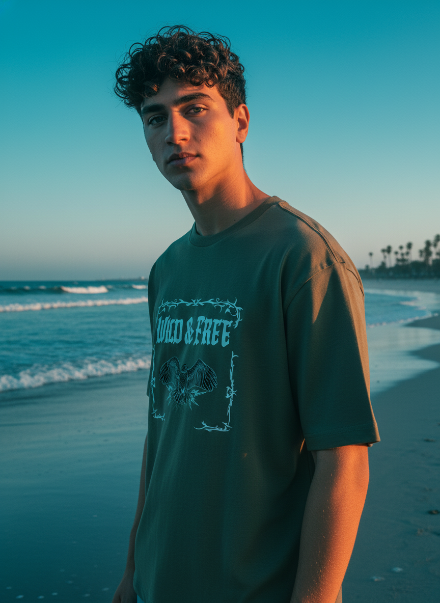 Men Oversized Cotton T-Shirt