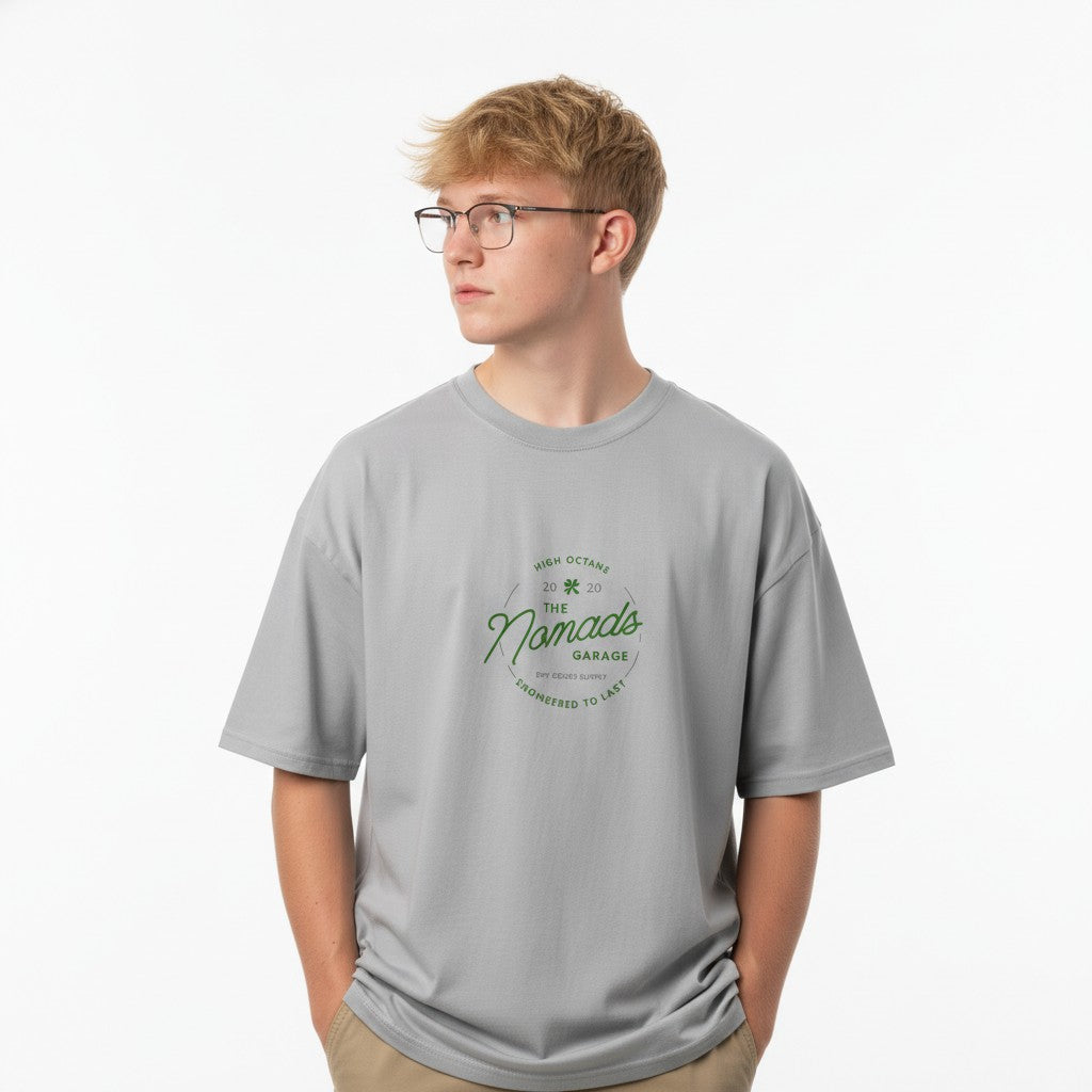 Men Oversized Cotton Printed T-Shirt